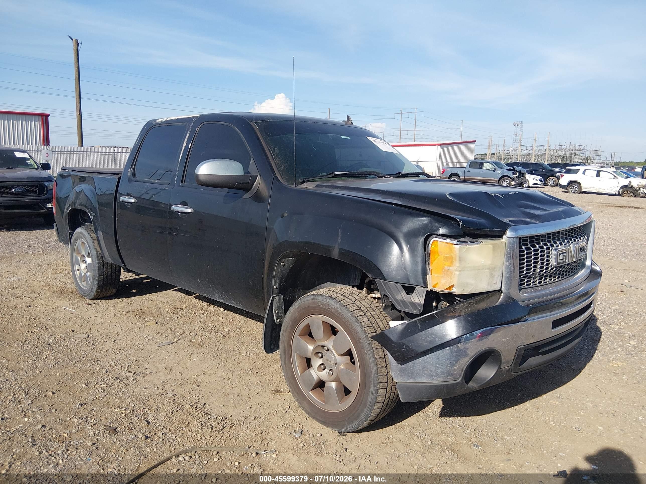 2009 GMC Sierra 1500 SLE, VIN 3GTEC23059G272055 — Front end