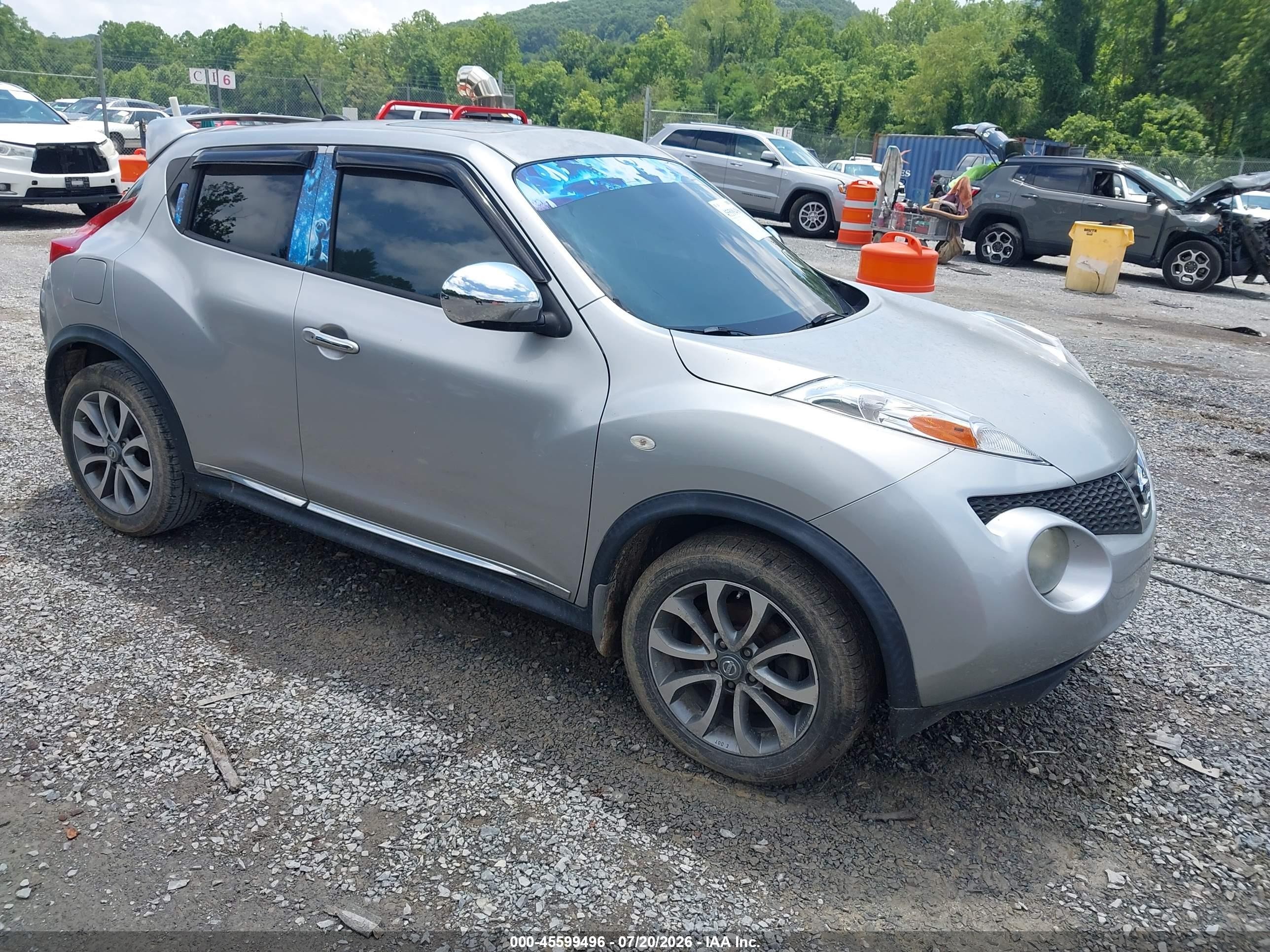 2011 Nissan Juke S, VIN JN8AF5MRXBT017029 — Interior fire