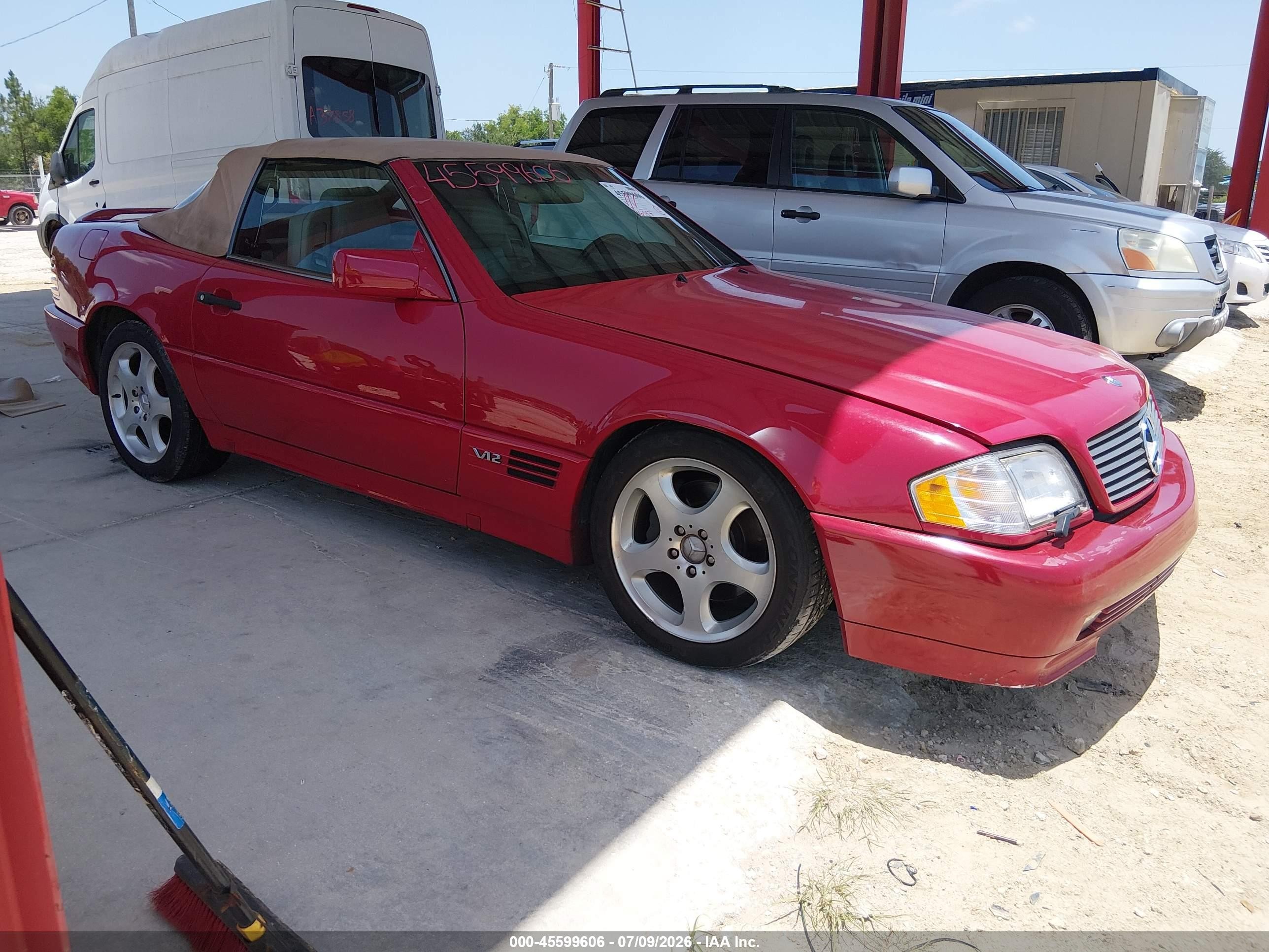 1995 Mercedes-Benz SL 6.0L, VIN WDBFA76E5SF119177 — Normal wear