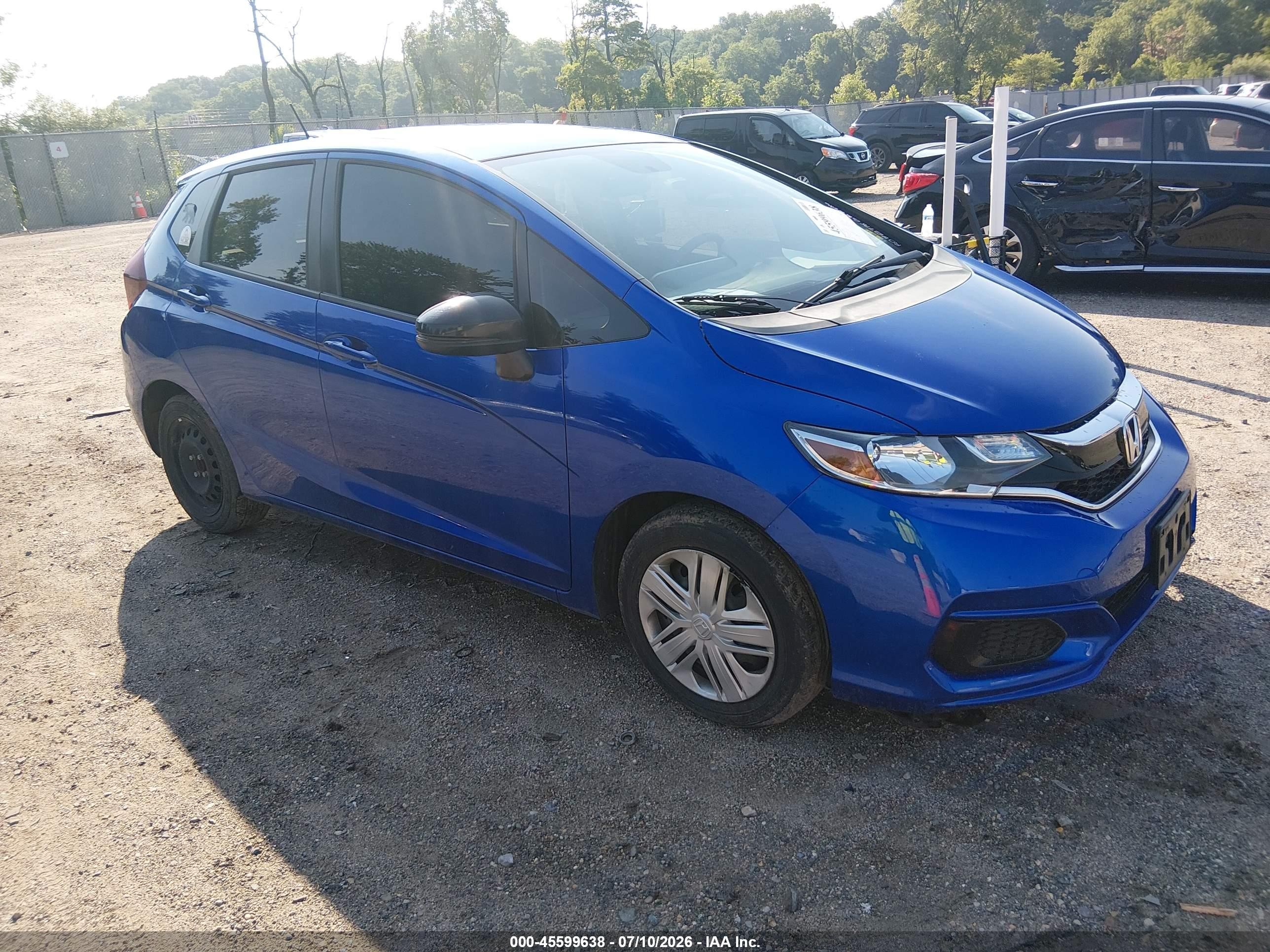 2019 Honda Fit LX, VIN 3HGGK5H44KM719797 — Перед