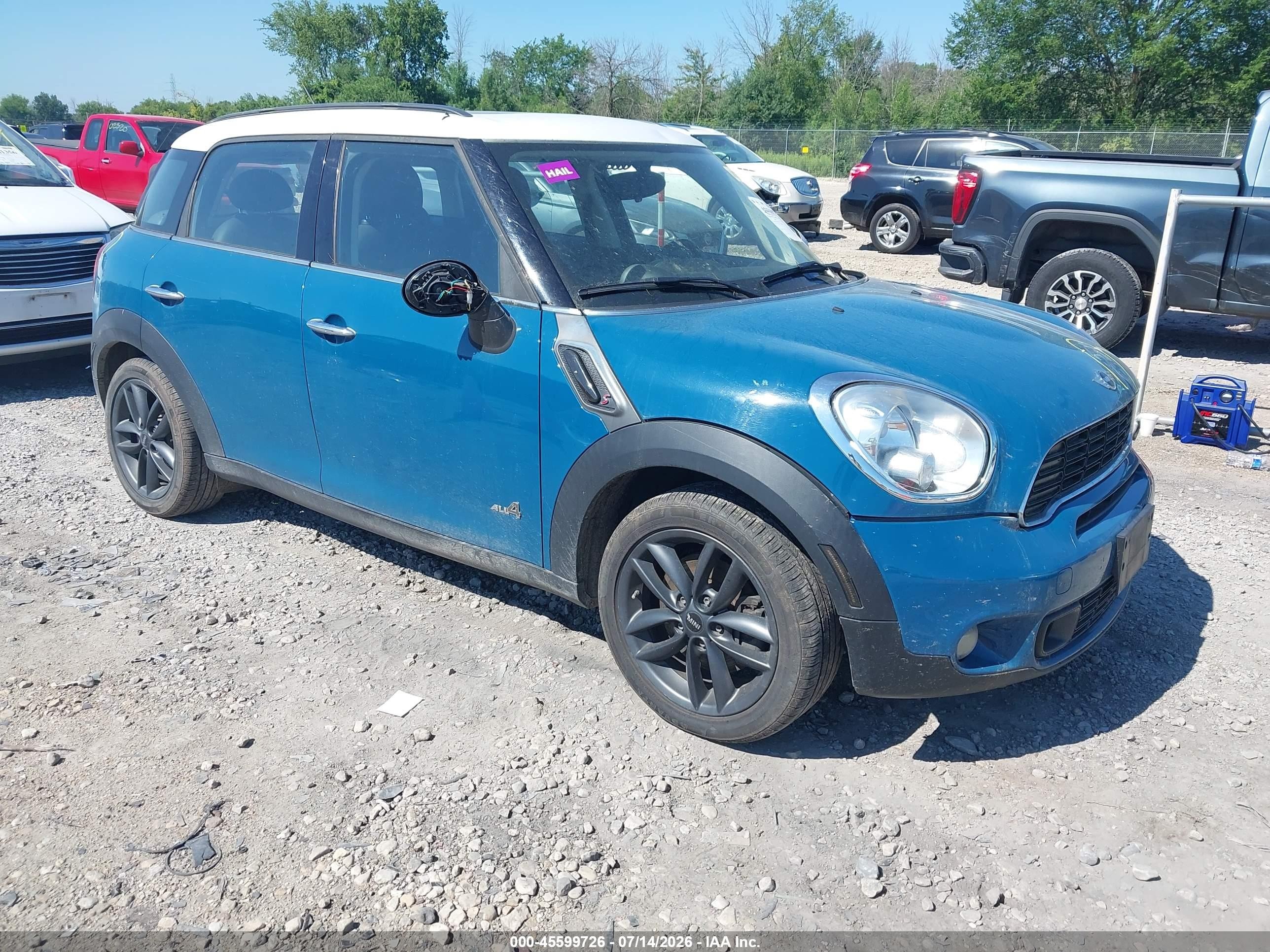 2011 MINI Countryman S, VIN WMWZC5C51BWM10757 — Not stated