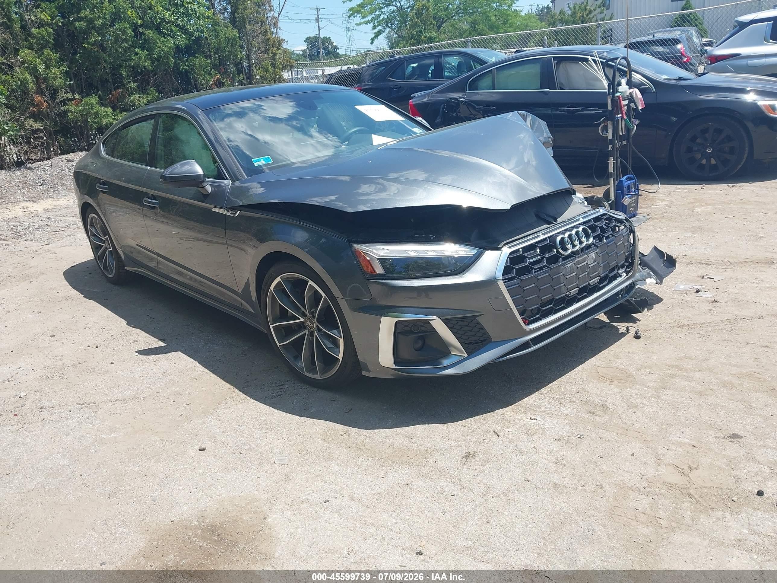 2023 Audi A5 Sportback S line Premium Plus, VIN WAUFACF51PA030847 — Front end