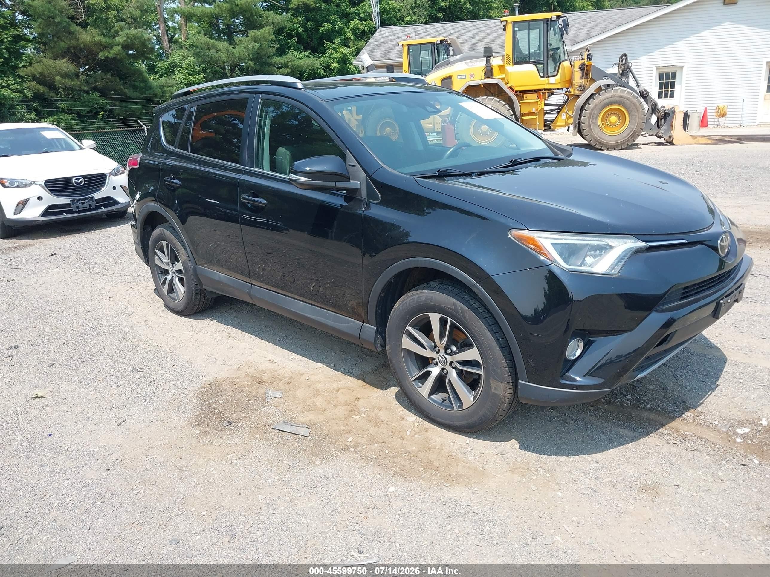 2017 Toyota RAV4 XLE, VIN 2T3RFREV1HW607661 — Water / flood