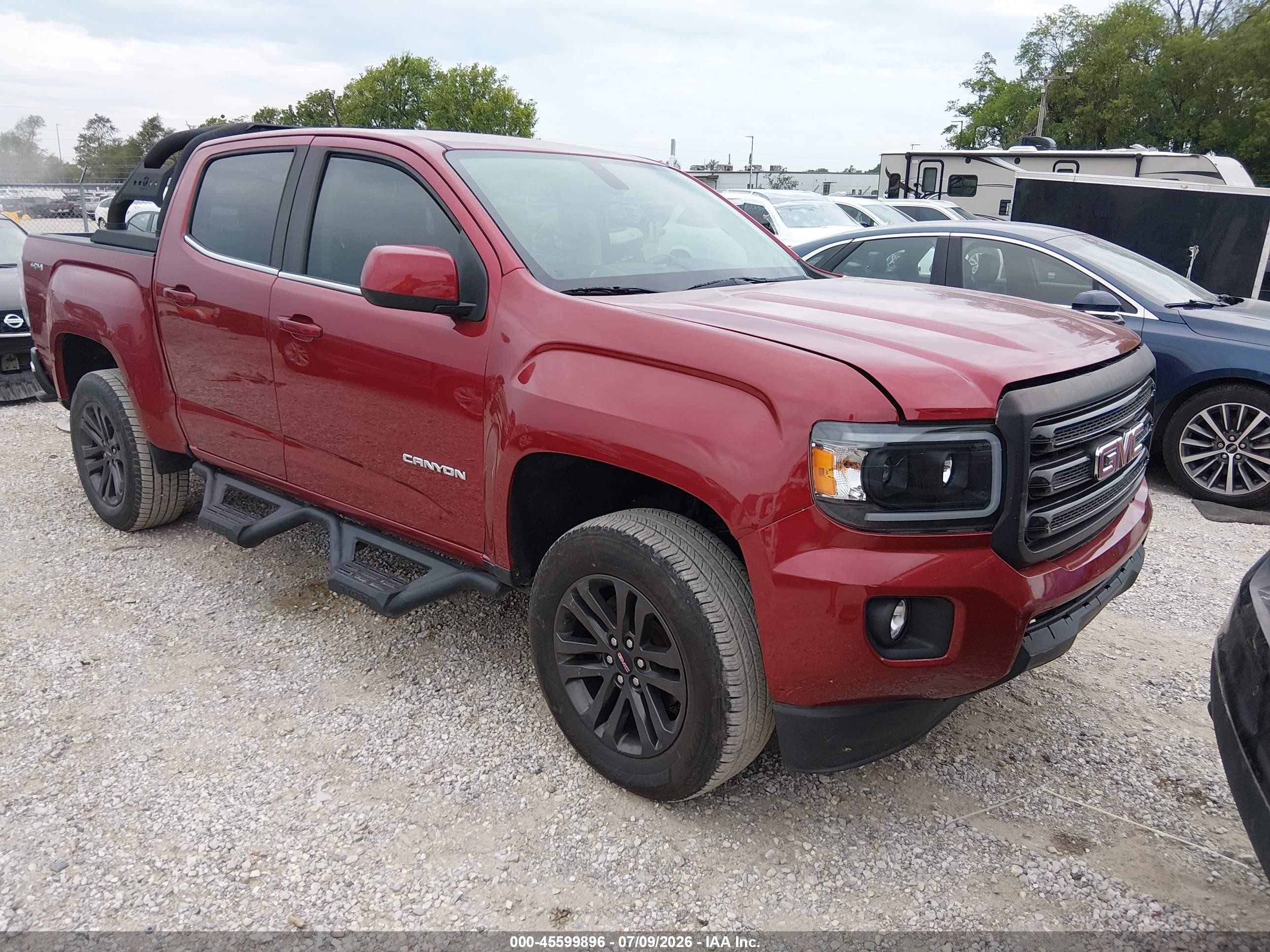 2020 GMC Canyon 4WD SLE, VIN 1GTG6CEN4L1134222 — Hail