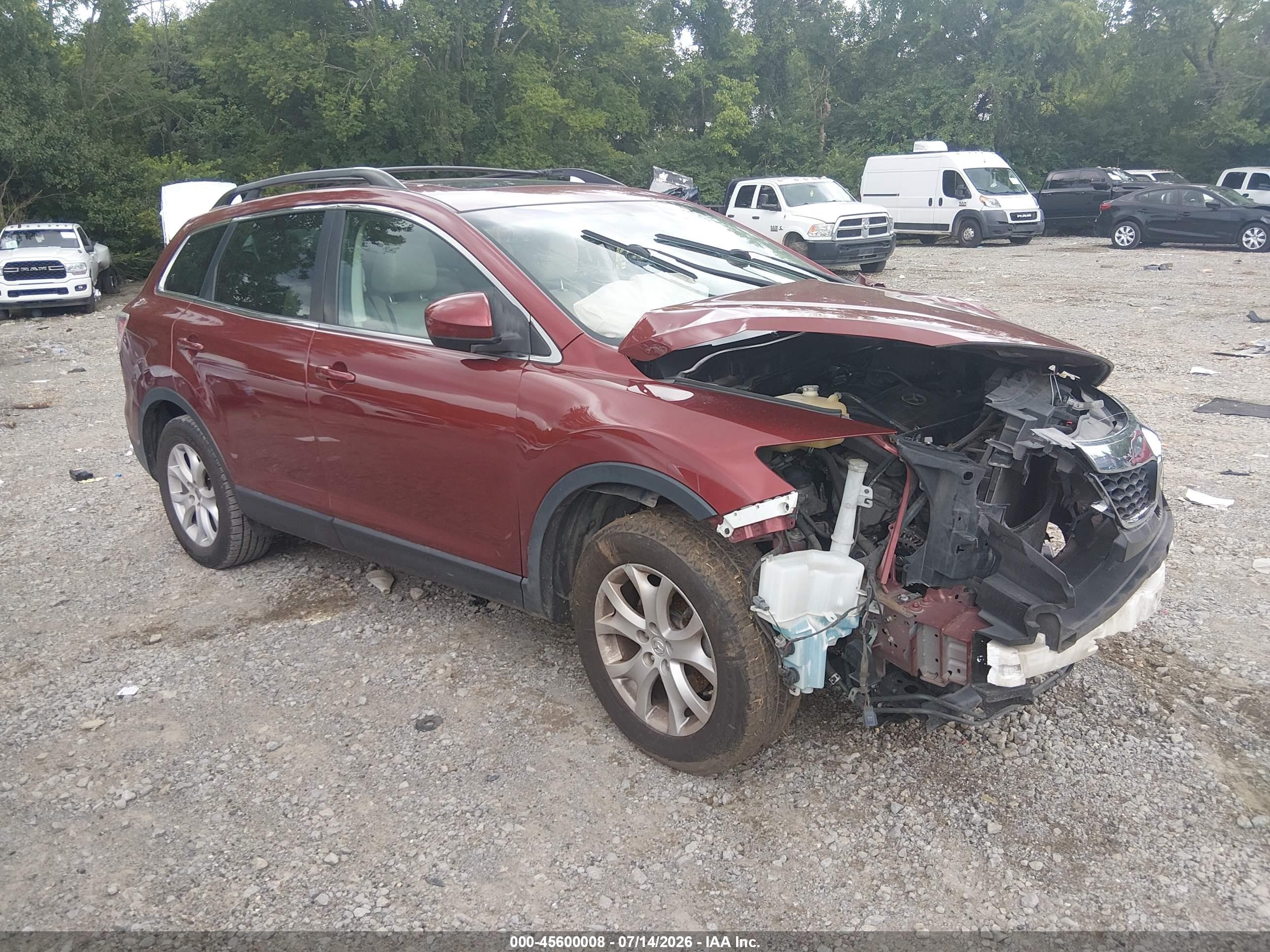 2012 Mazda CX-9 Touring, VIN JM3TB2CA0C0354507 — Front end