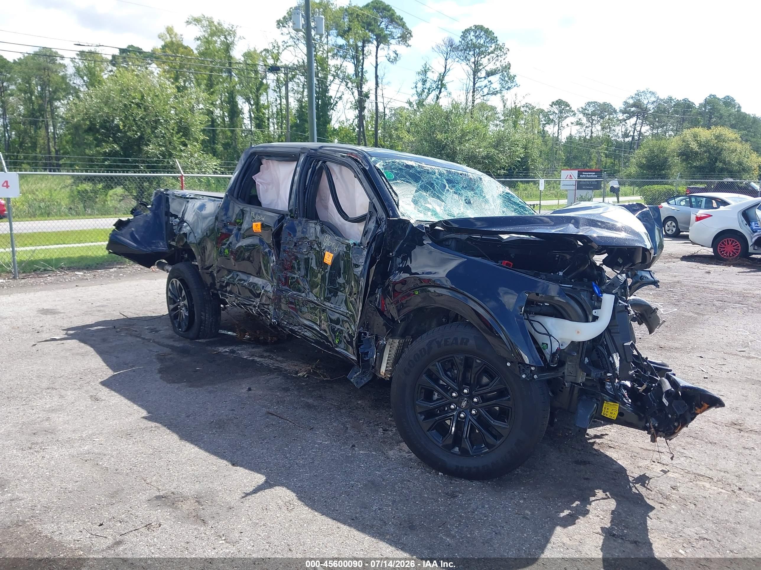 2026 Ford F-150 XLT, VIN 1FTEW3KP4TFA11911 — Biohazard / chemical