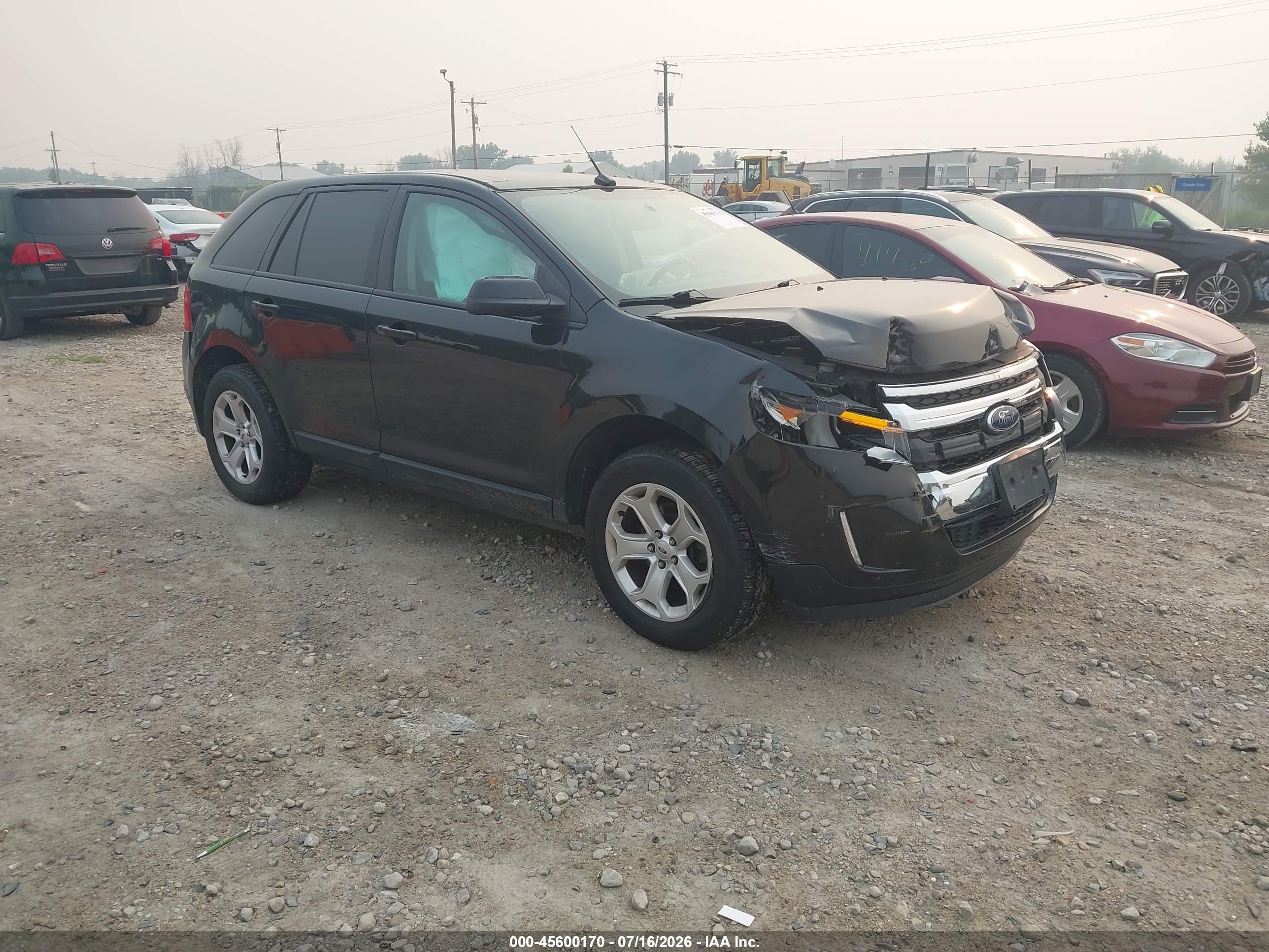 2013 Ford Edge SEL, VIN 2FMDK4JC0DBB13961 — Front end