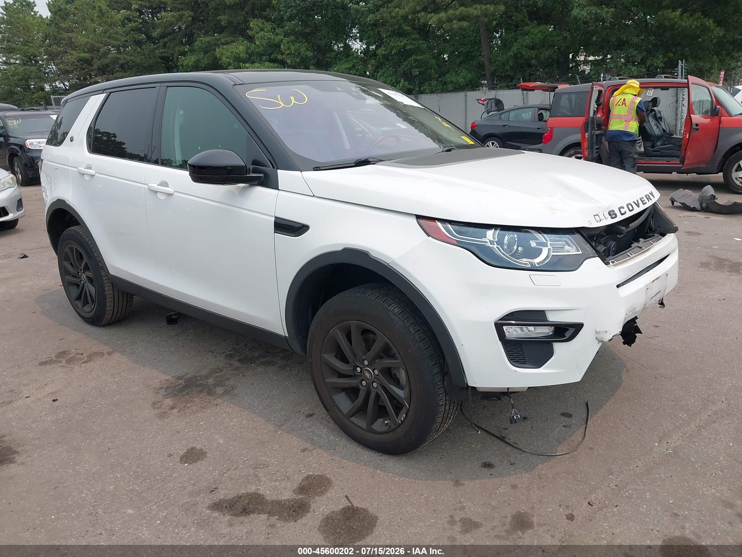 2018 Land Rover Discovery Sport HSE, VIN SALCR2RXXJH742514 — Перед