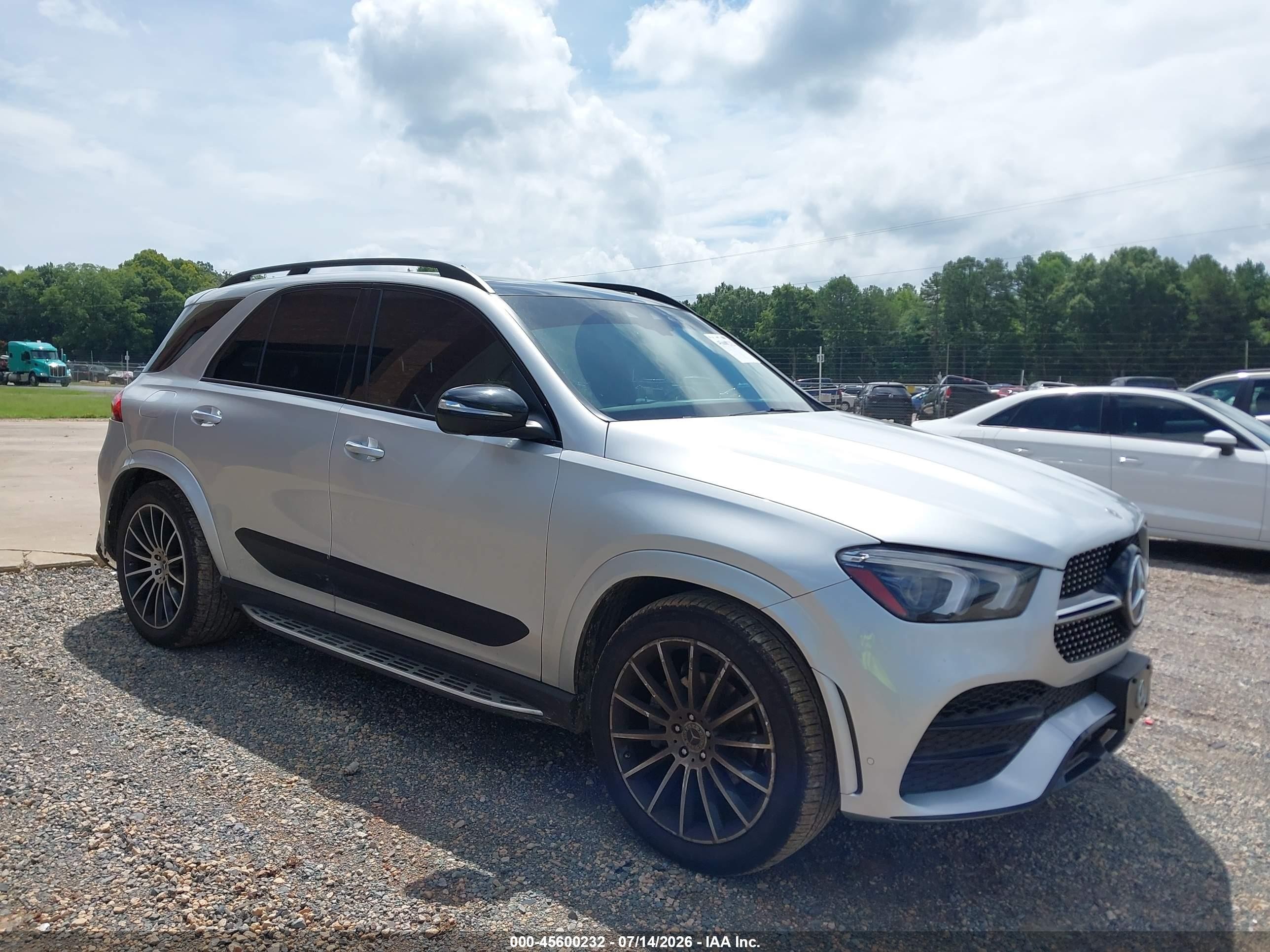 2021 Mercedes-Benz GLE 350, VIN 4JGFB4KB3MA360126 — Rear end