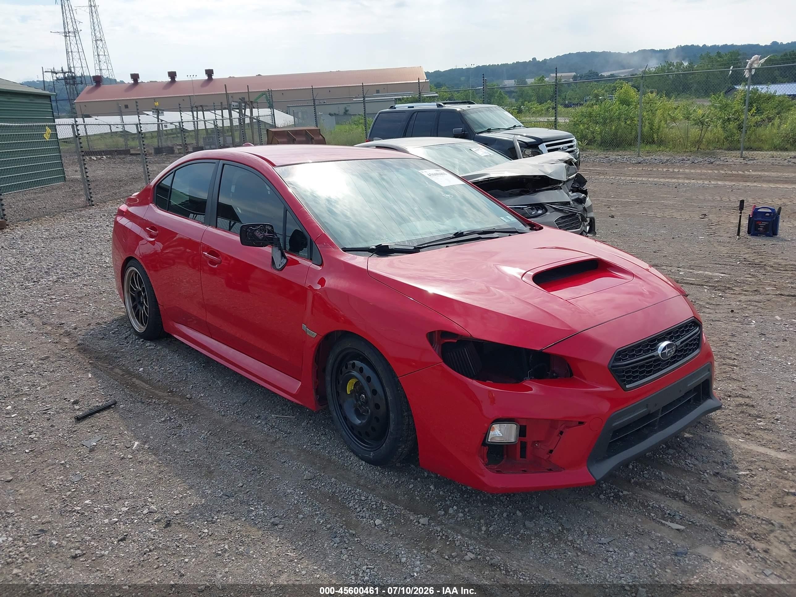 2019 Subaru WRX, VIN JF1VA1A60K9820952 — Side