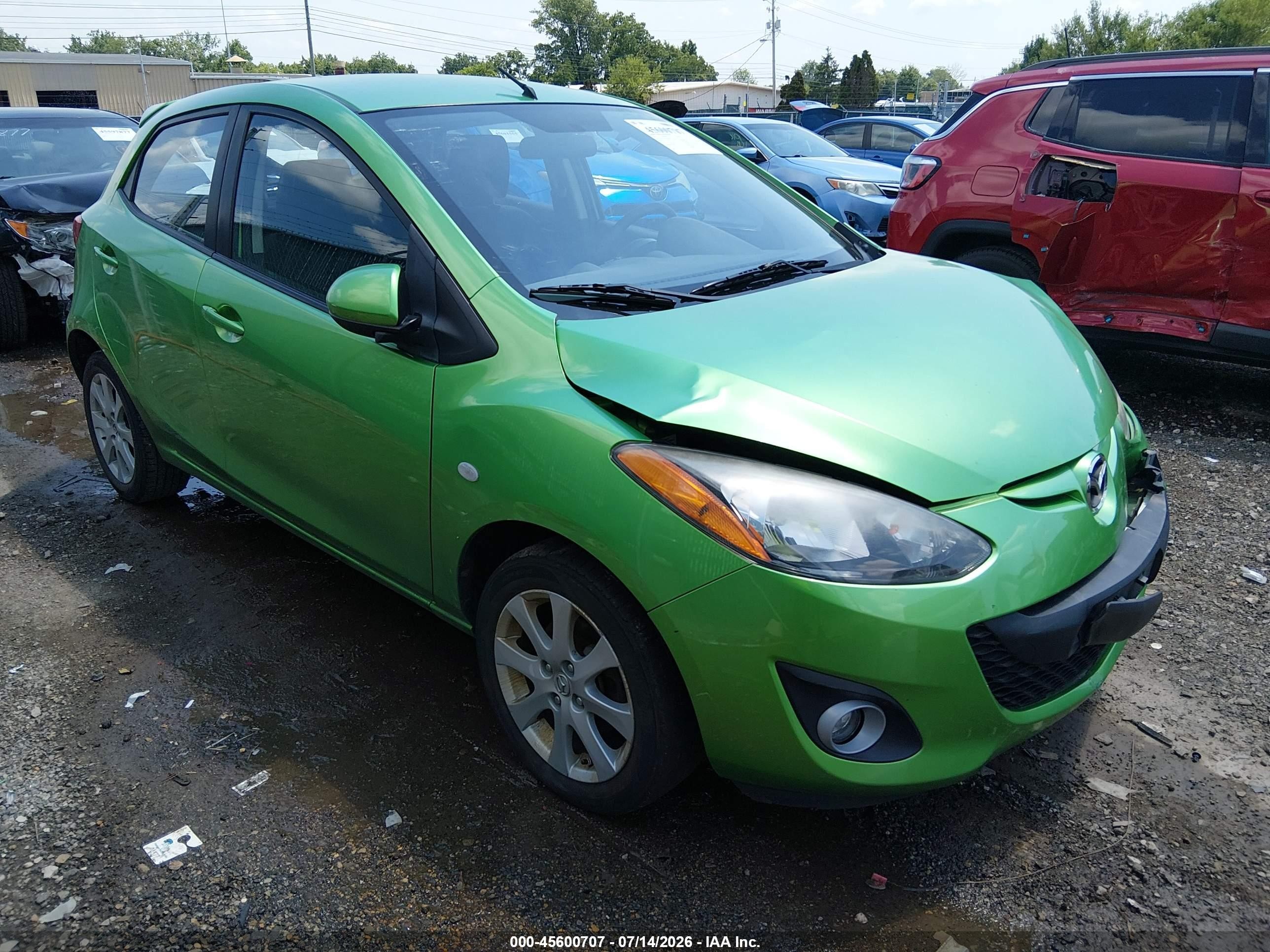 2011 Mazda 2 Sport, VIN JM1DE1HYXB0102461 — Front end