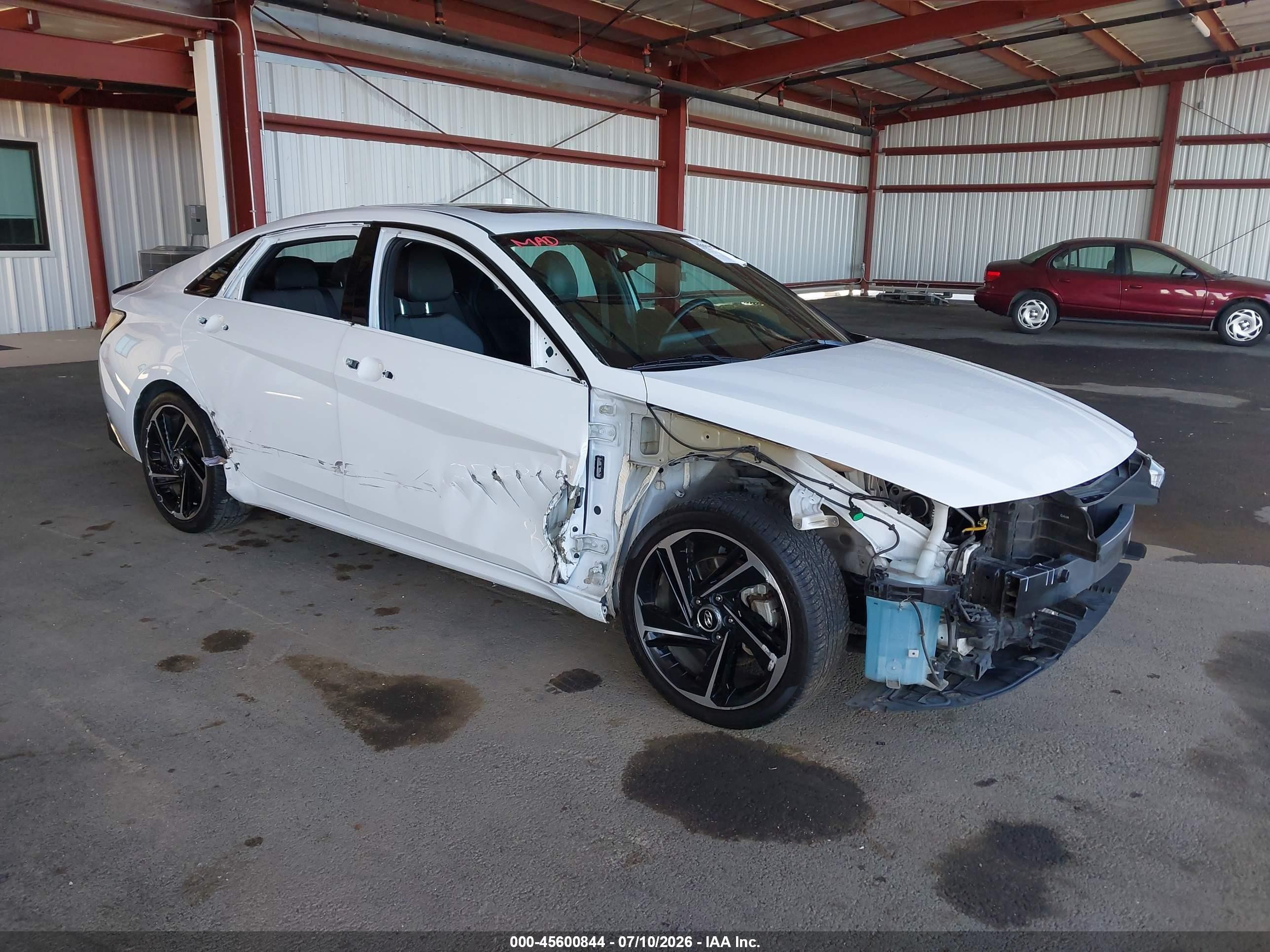 2021 Hyundai Elantra N Line, VIN KMHLR4AF3MU147369 — Front end