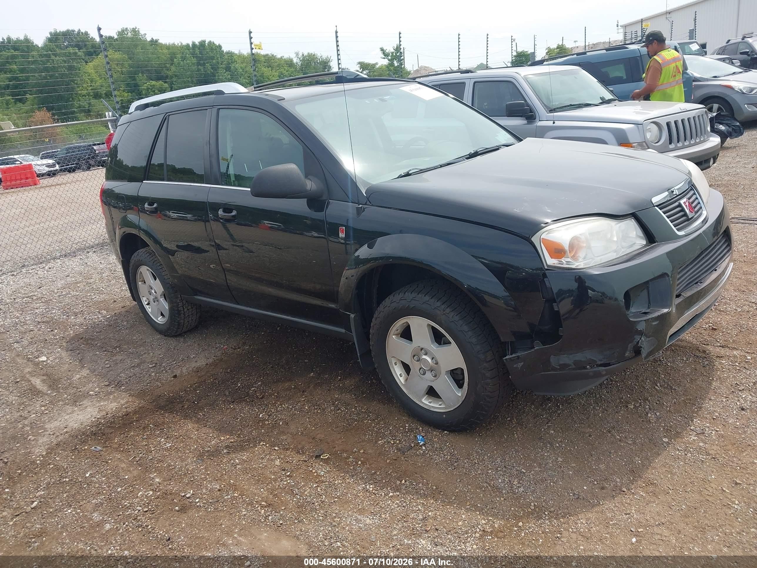 2007 Saturn VUE V6, VIN 5GZCZ63437S861397 — Перед