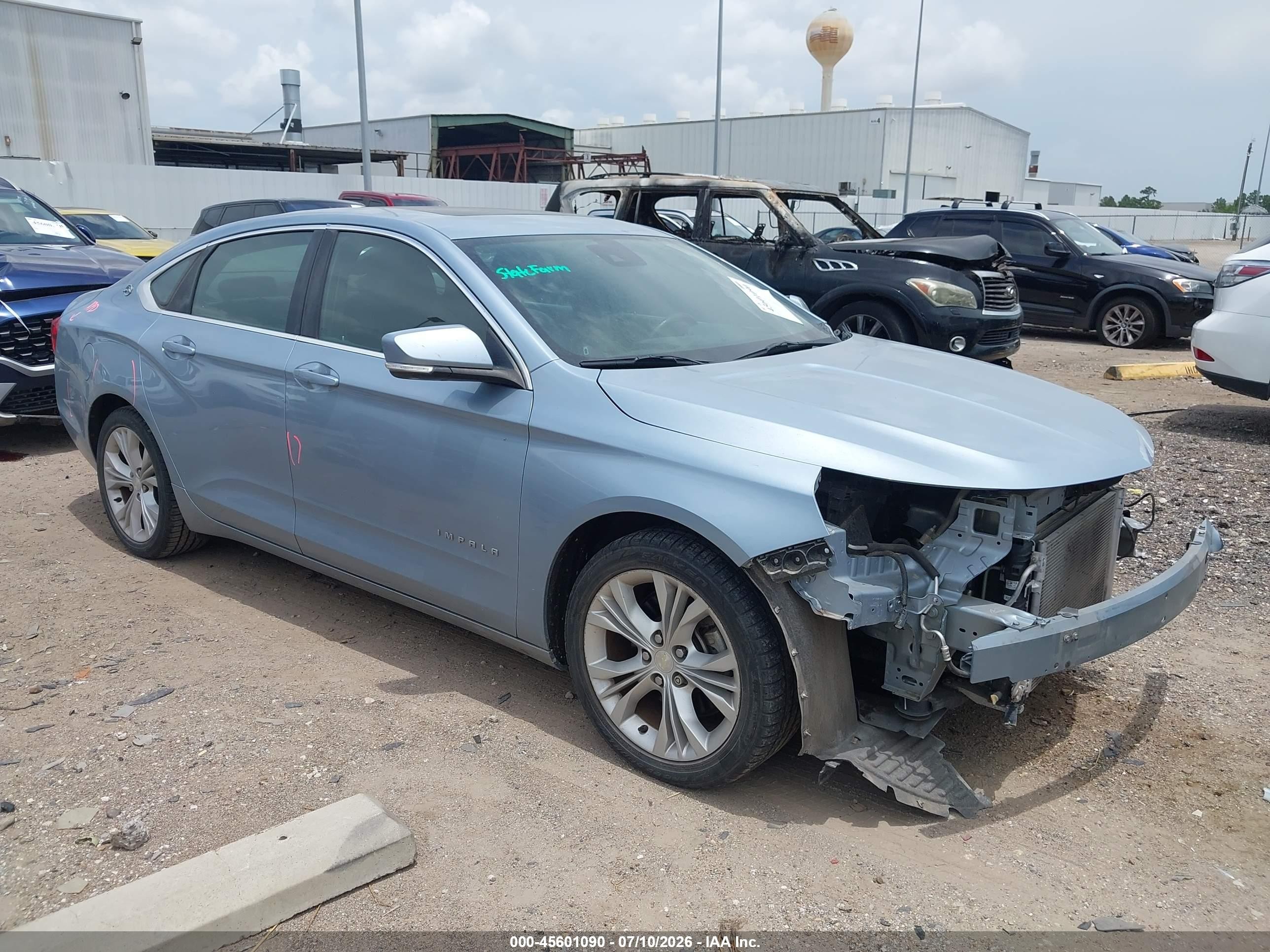 2014 Chevrolet Impala LT, VIN 1G1115SL6EU112106 — Front end