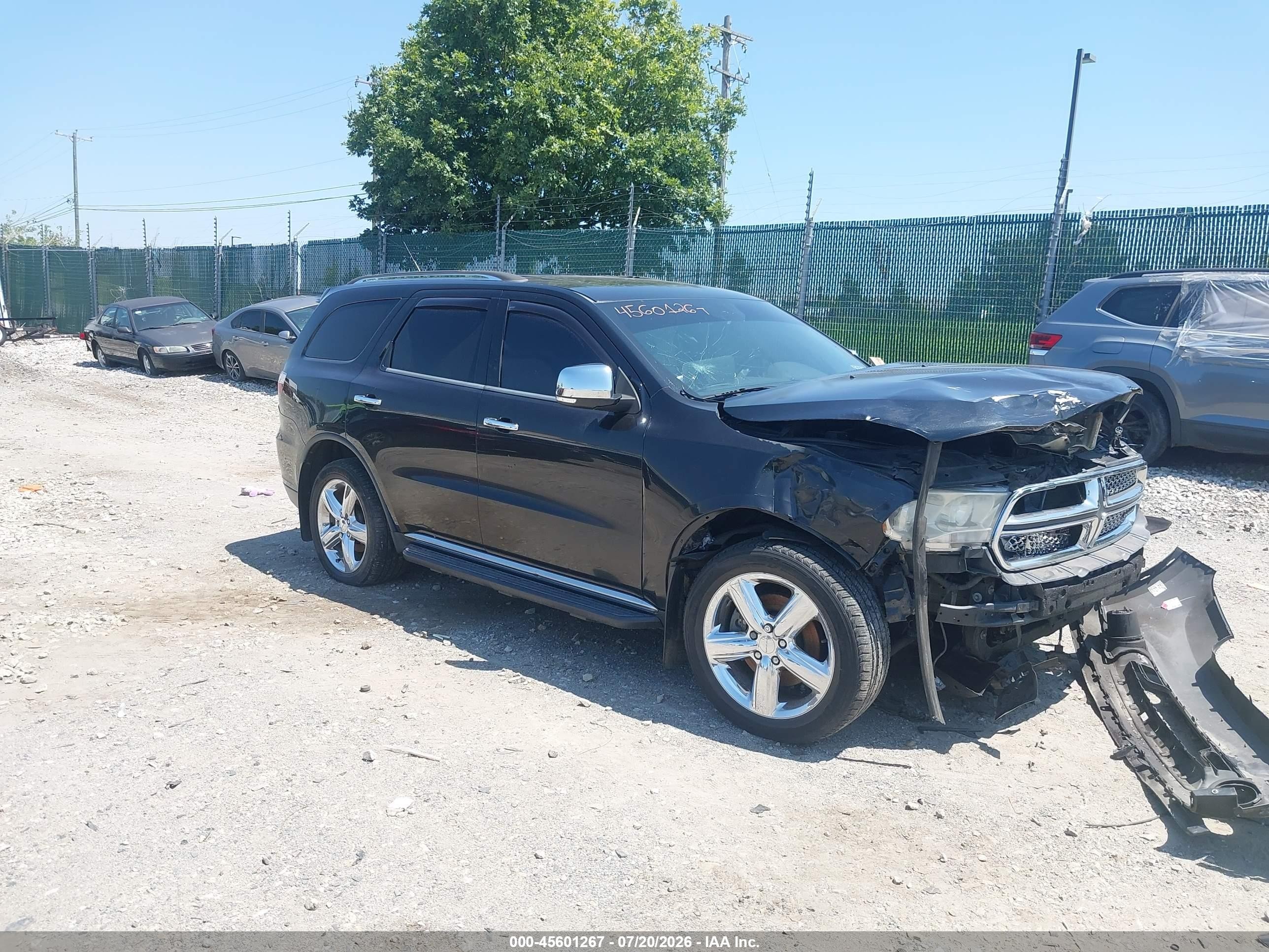 2012 Dodge Durango Citadel, VIN 1C4SDJETXCC301934 — Front end