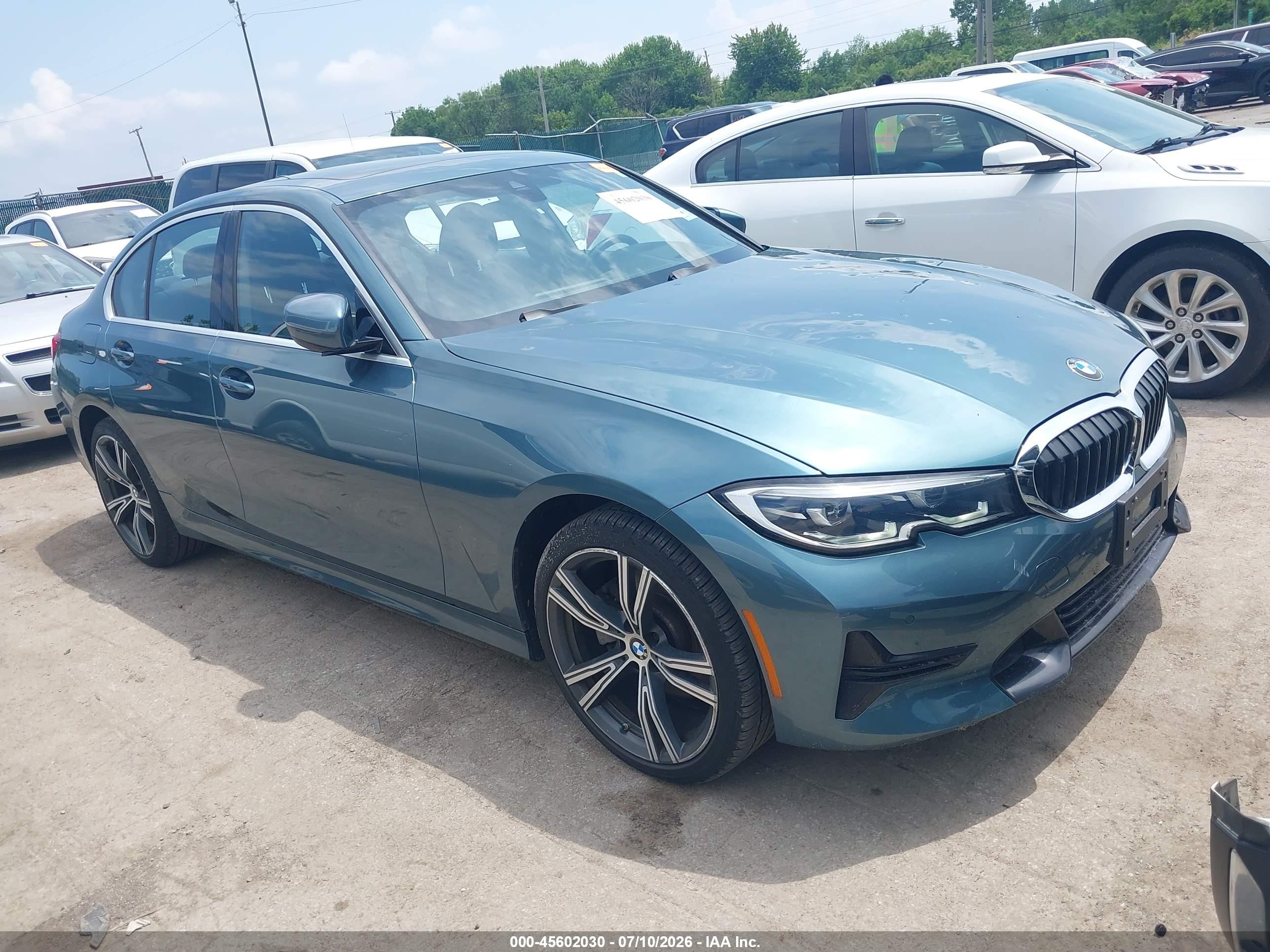 2021 BMW 3 Series 330i xDrive, VIN WBA5R7C04MFK37476 — Hail