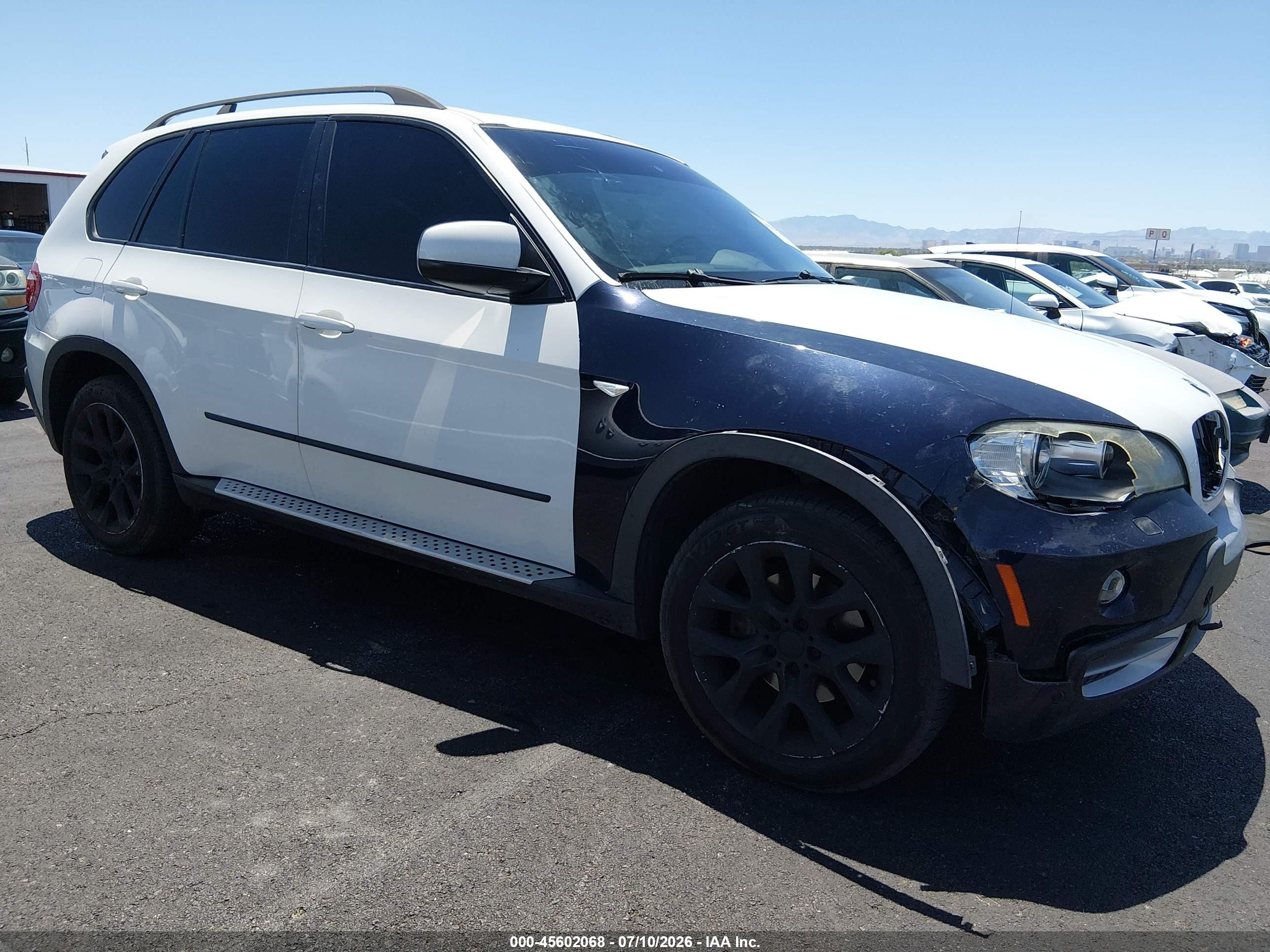 2007 BMW X5 3.0si, VIN 5UXFE43587L017453 — Side