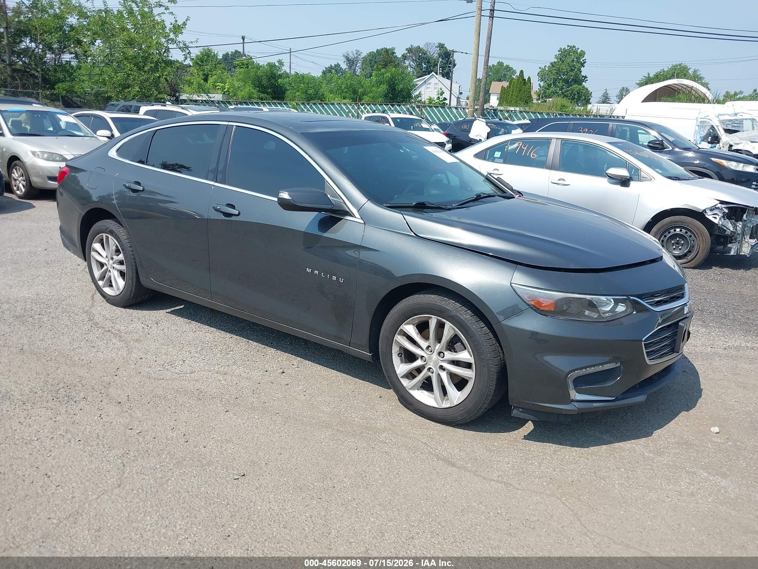 2016 Chevrolet Malibu LT, VIN 1G1ZE5STXGF280541 — Mechanical