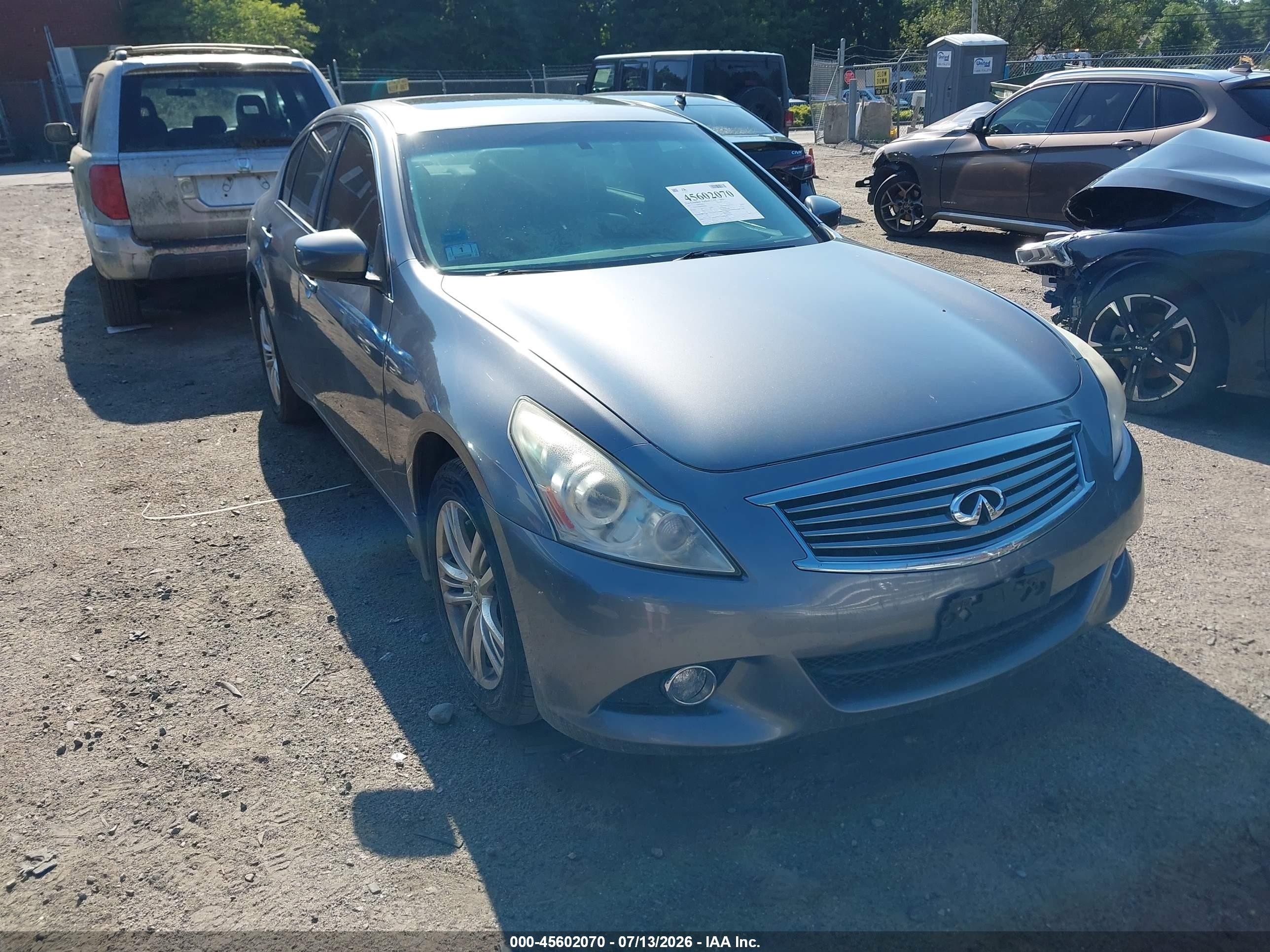2011 Infiniti G25 x, VIN JN1DV6AR9BM650852 — Normal wear