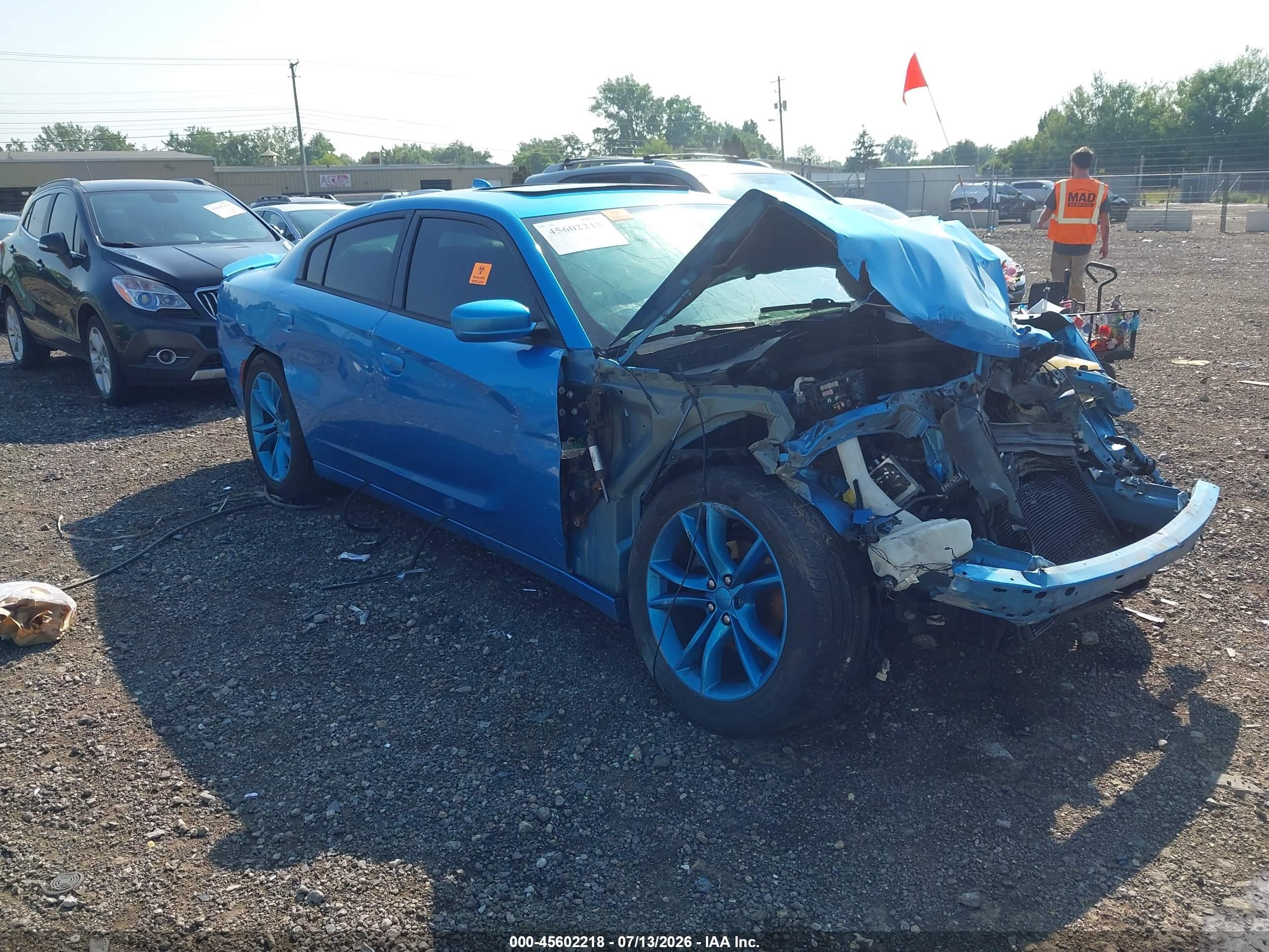 2016 Dodge Charger SXT, VIN 2C3CDXHG4GH115626 — Biohazard / chemical