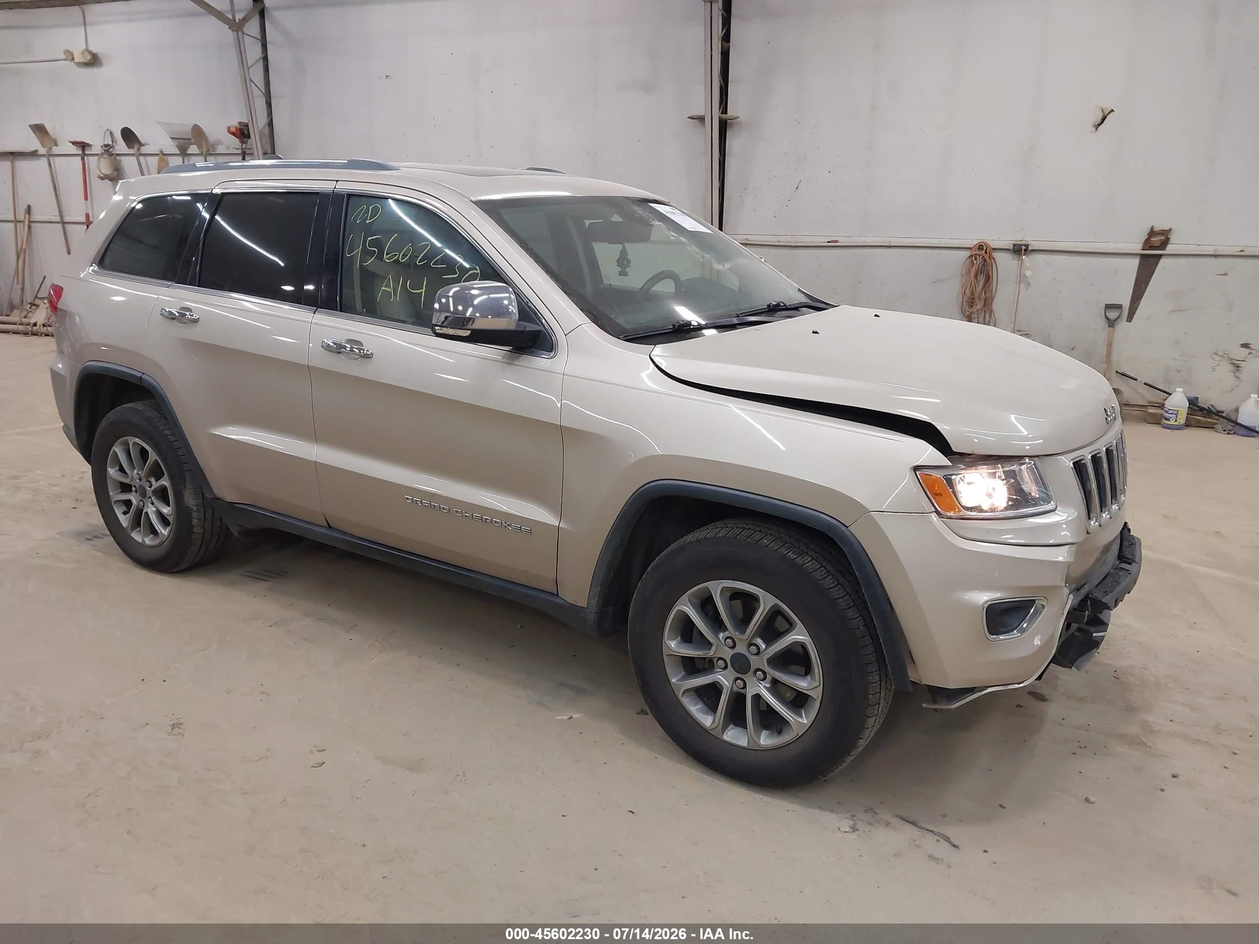 2014 Jeep Grand Cherokee Limited, VIN 1C4RJFBG1EC578387 — Front end