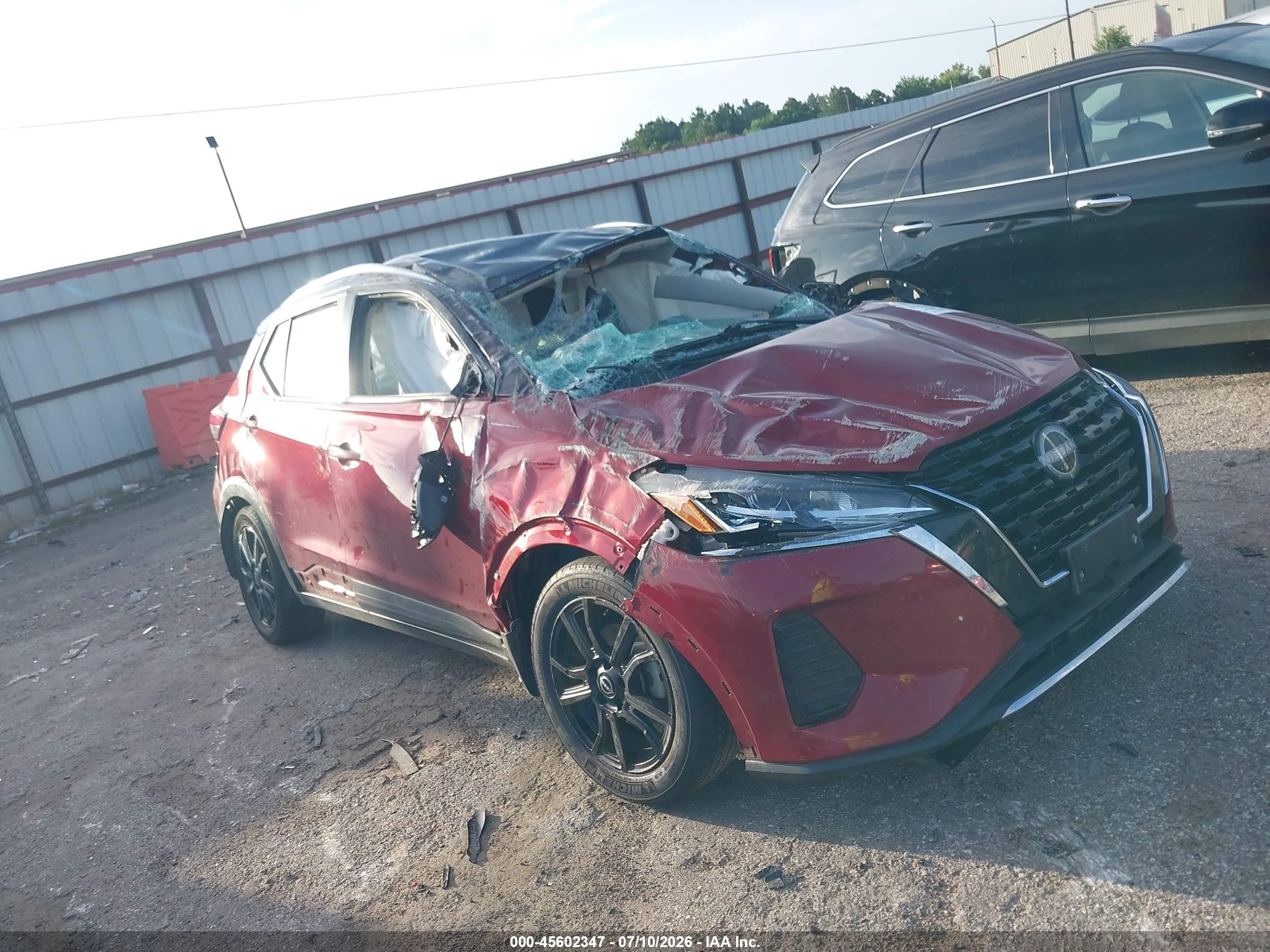 2023 Nissan Kicks SV, VIN 3N1CP5CVXPL488354 — Rollover