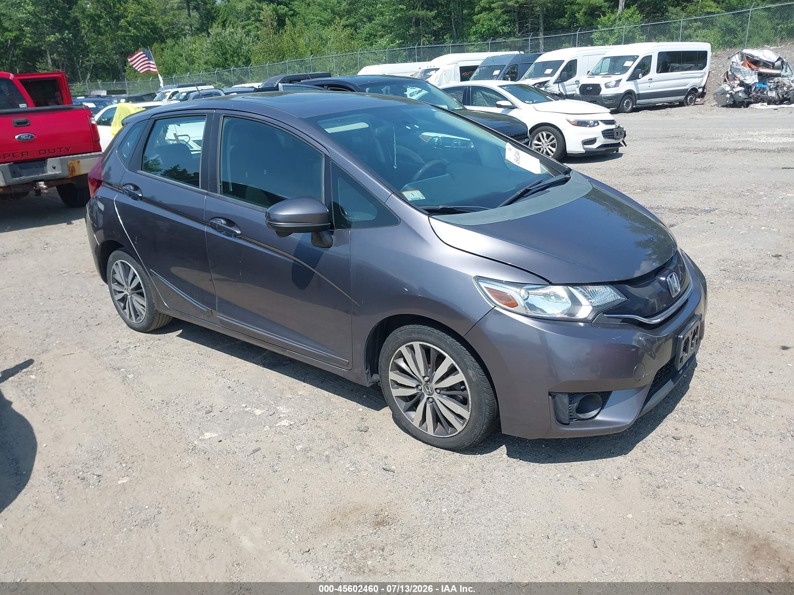2015 Honda Fit EX-L, VIN 3HGGK5H8XFM716606 — Side