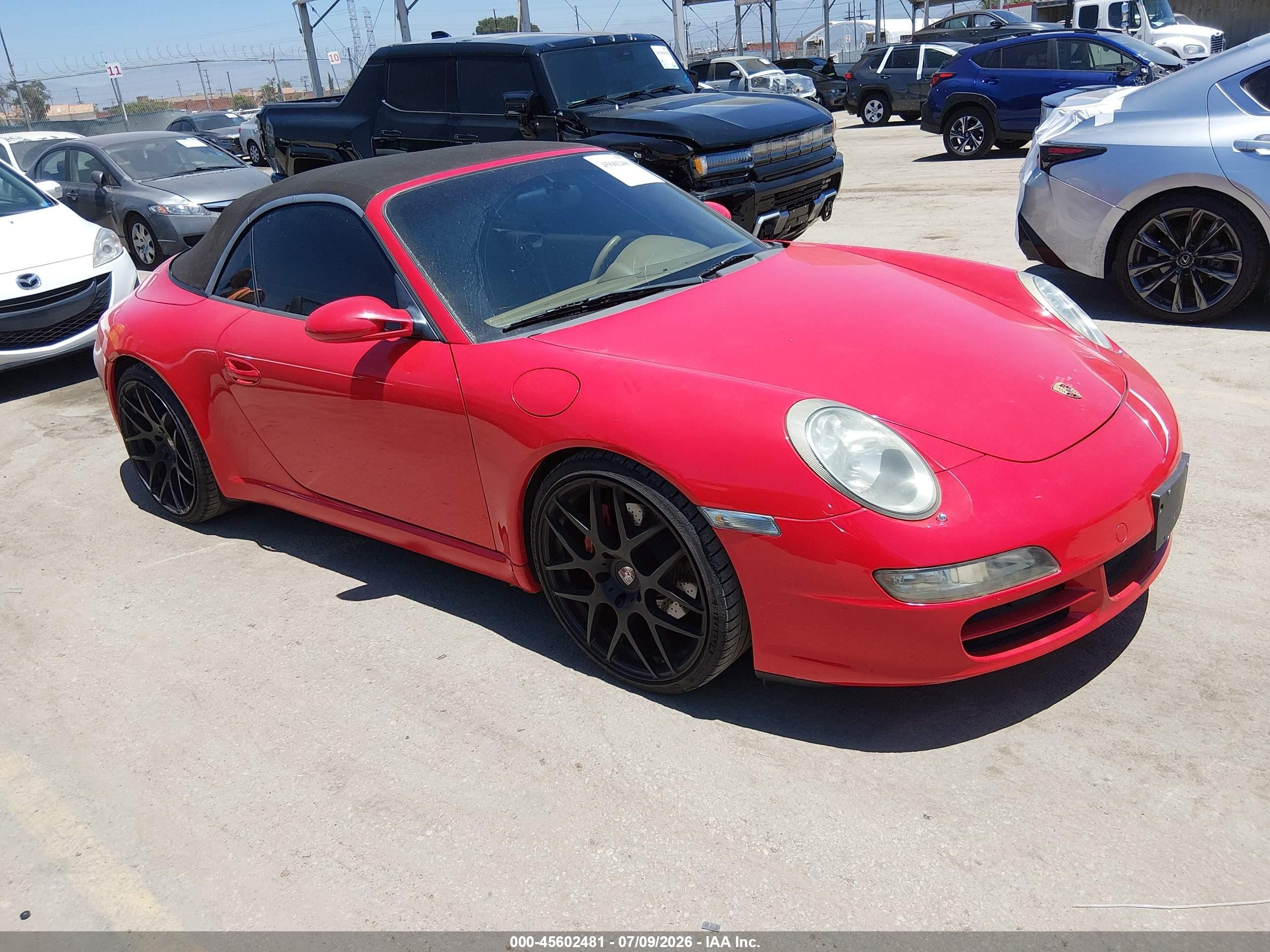 2006 Porsche 911 Carrera S, VIN WP0CB29926S765504 — Не указано