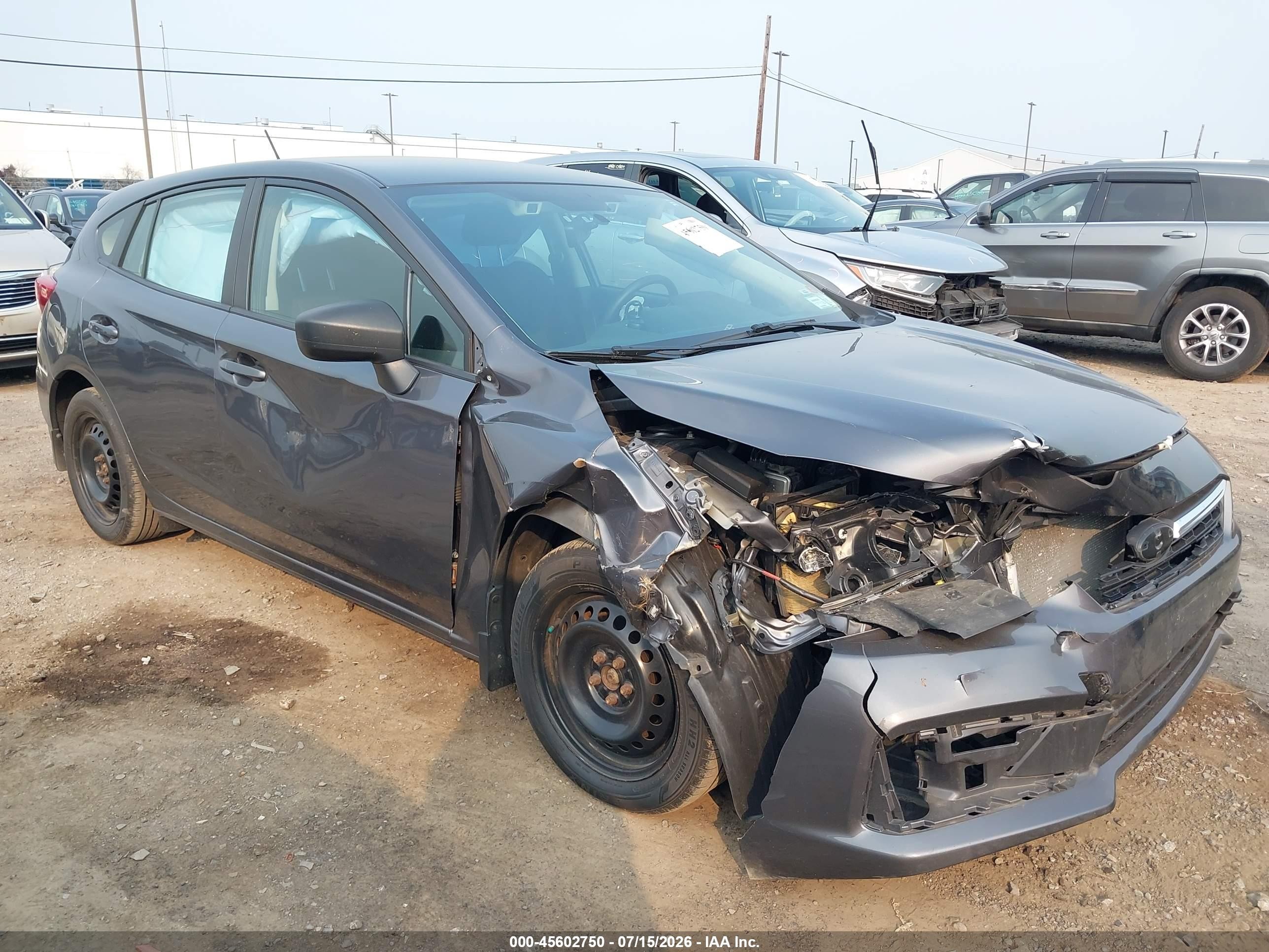 2020 Subaru Impreza, VIN 4S3GTAB6XL3710751 — Front end