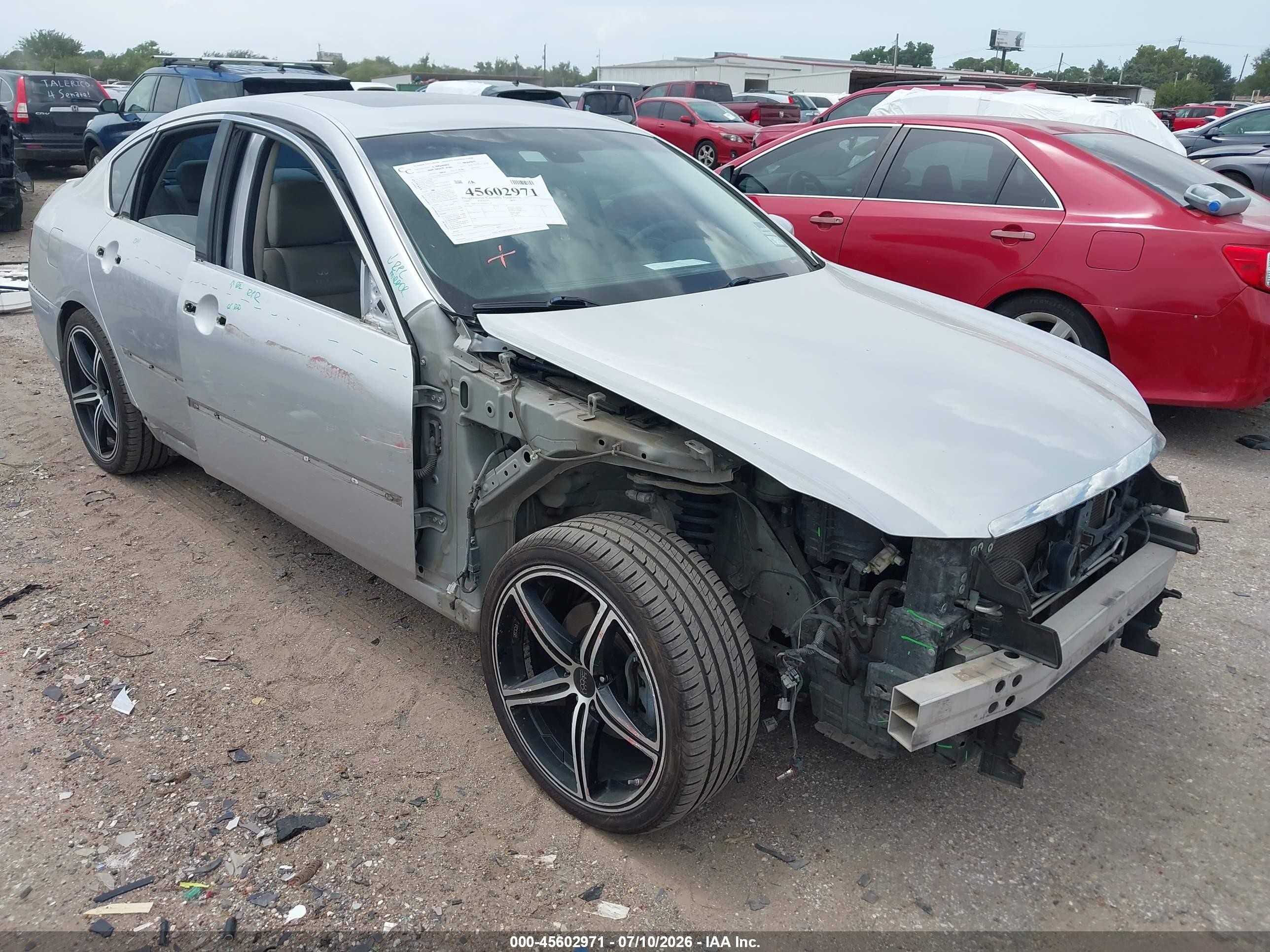 2009 Infiniti M, VIN JNKCY01E59M800118 — Перед