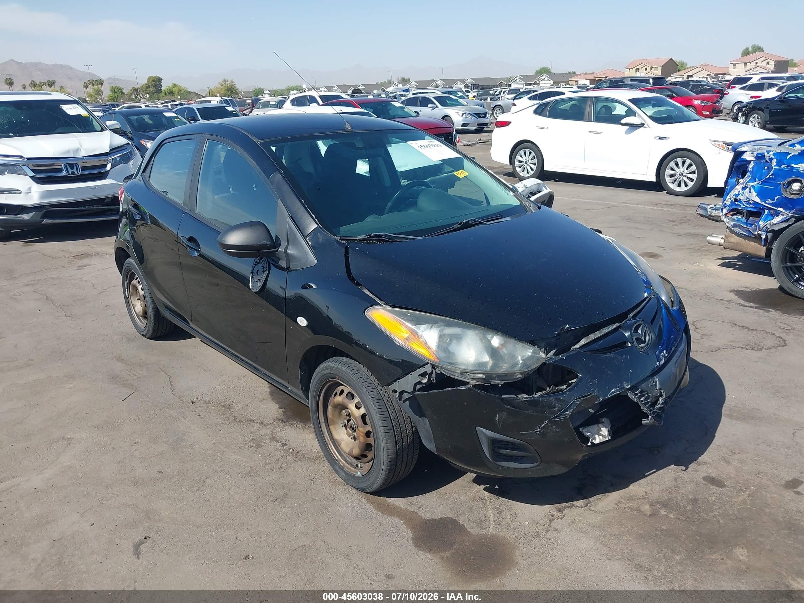 2012 Mazda 2 Sport, VIN JM1DE1KZ2C0145159 — Front end