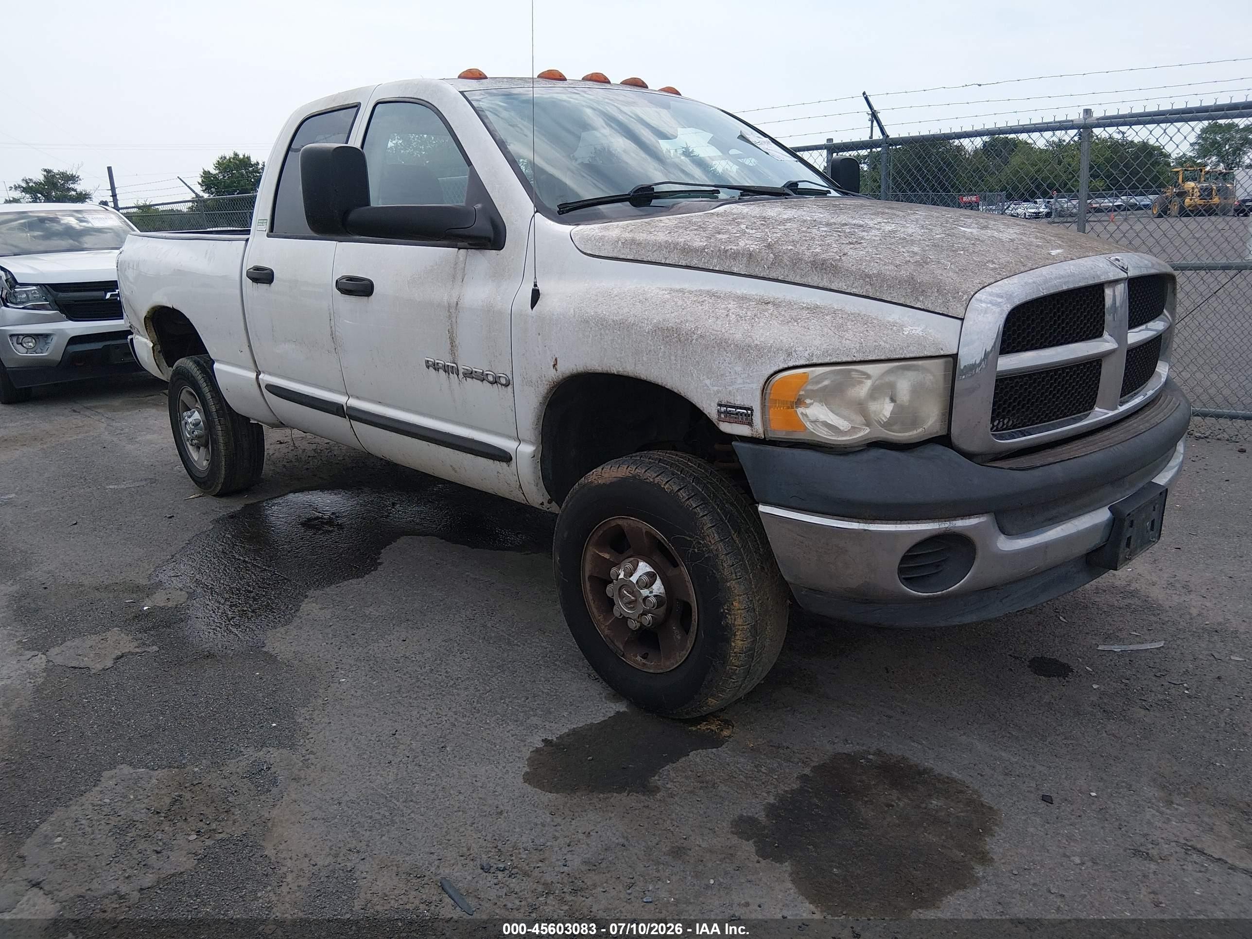 2004 Dodge 2500 SLT, VIN 3D7KU28D04G157681 — Normal wear