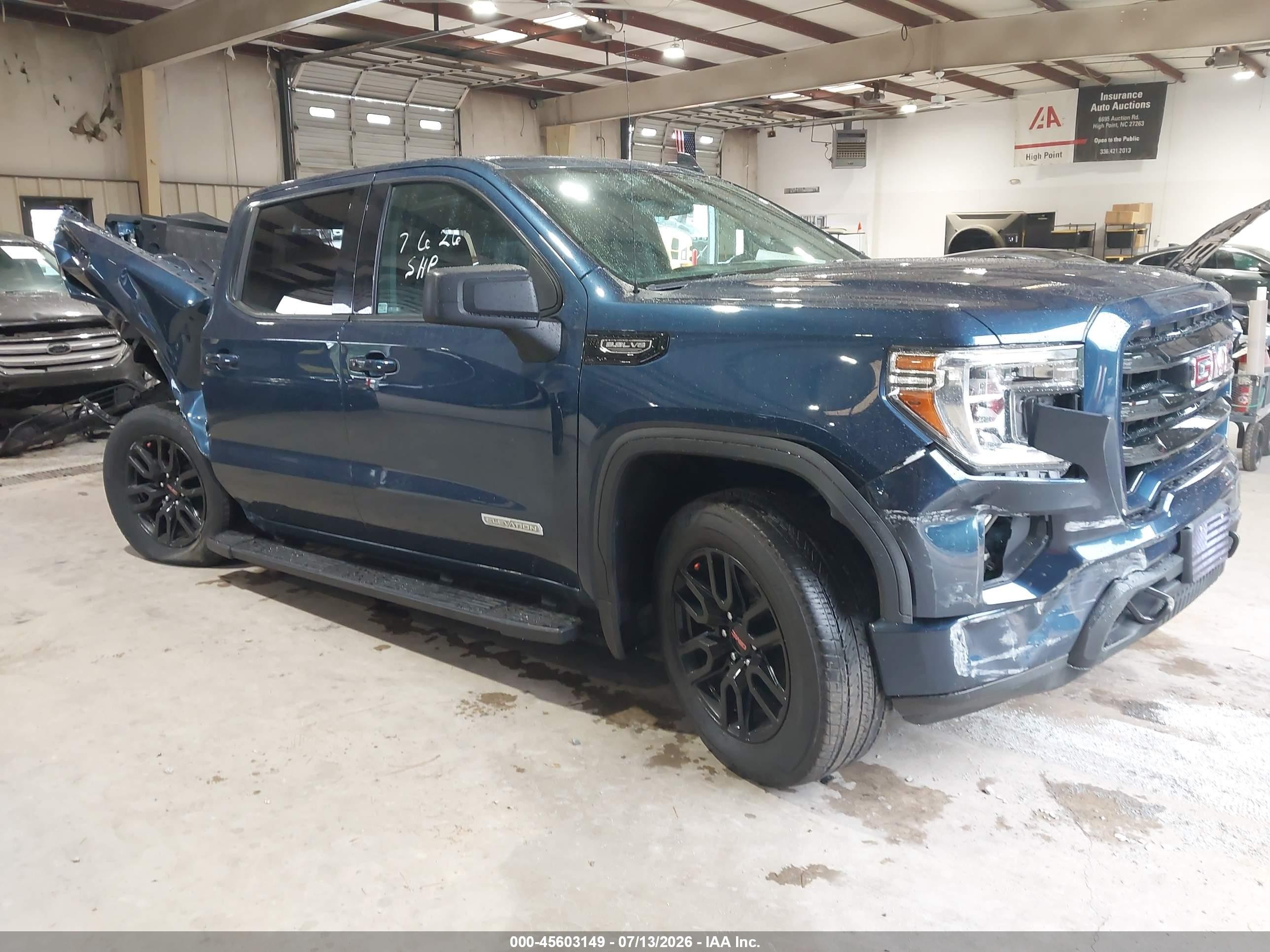 2021 GMC Sierra 1500 Elevation, VIN 3GTU9CED9MG447867 — Rear end