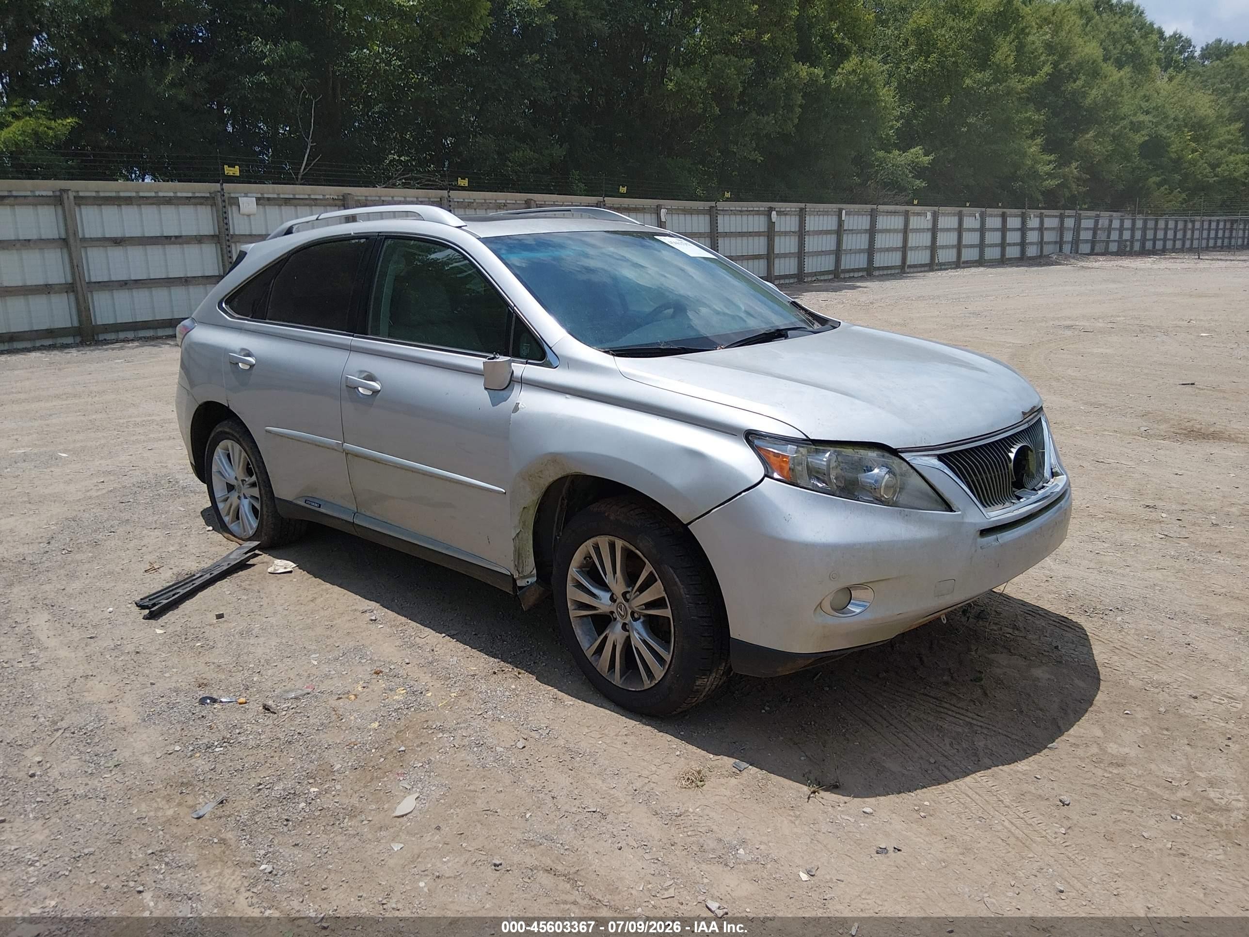 2012 Lexus RX 450h, VIN JTJBC1BA9C2432684 — Normal wear