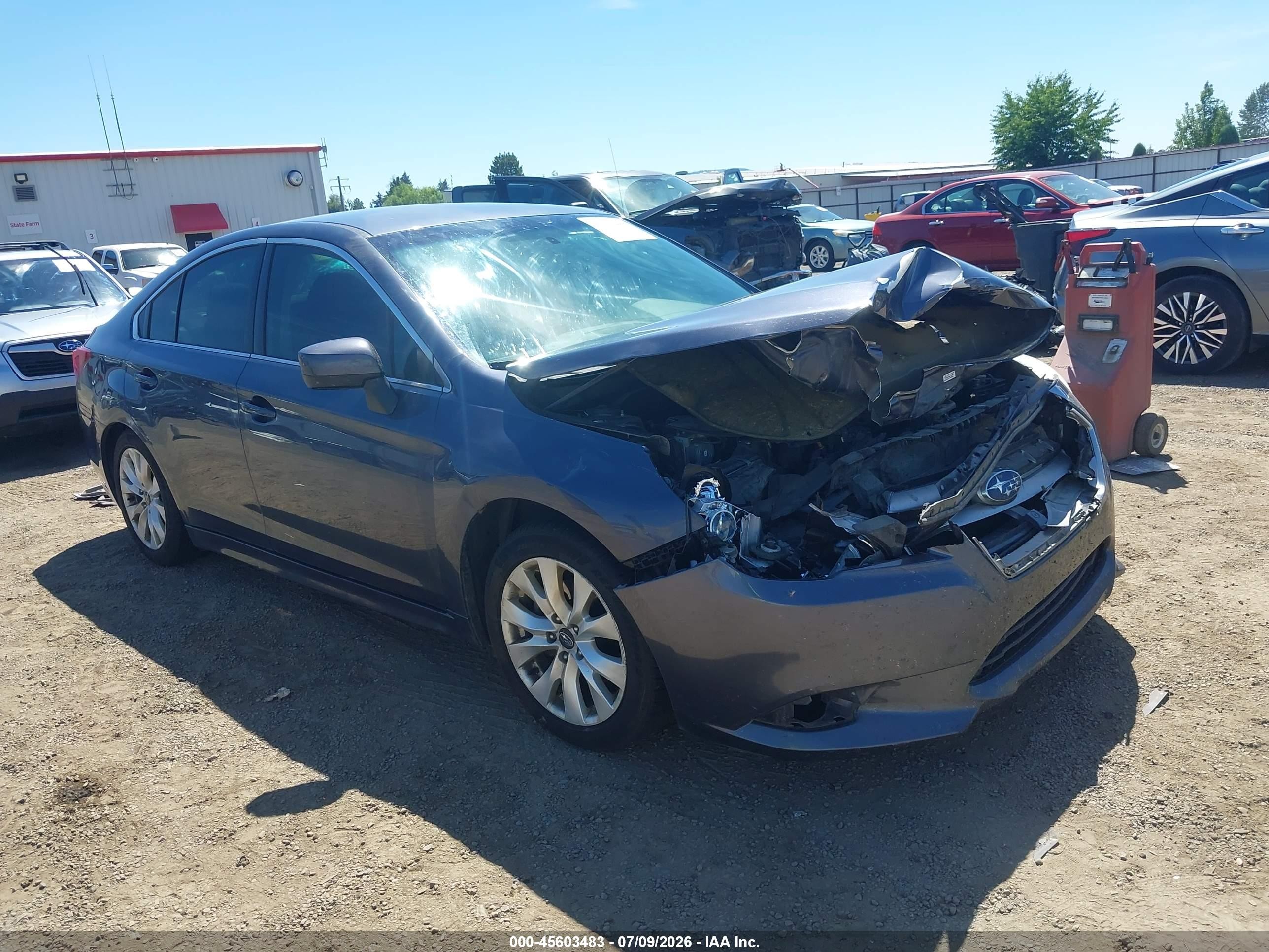 2015 Subaru Legacy Premium, VIN 4S3BNAC62F3056142 — Front end