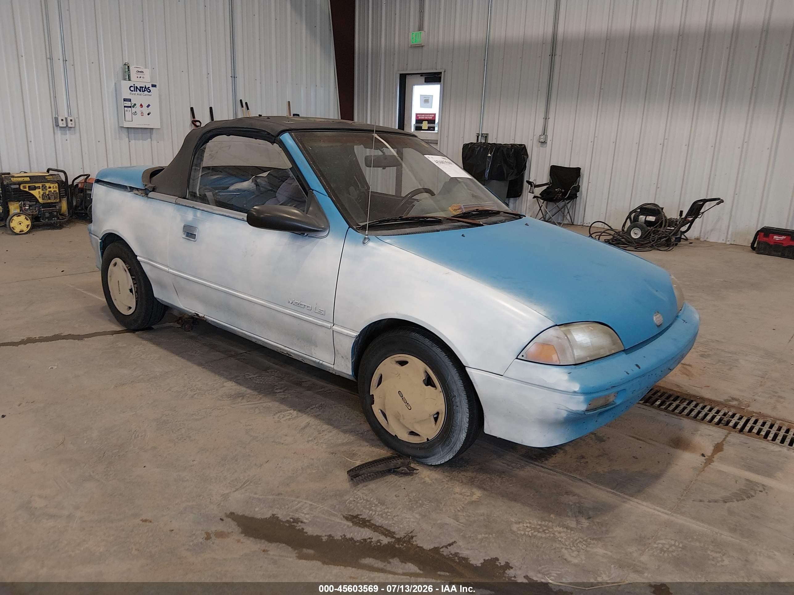 1991 Geo Metro, VIN JG1MR336XMK608541 — Normal wear
