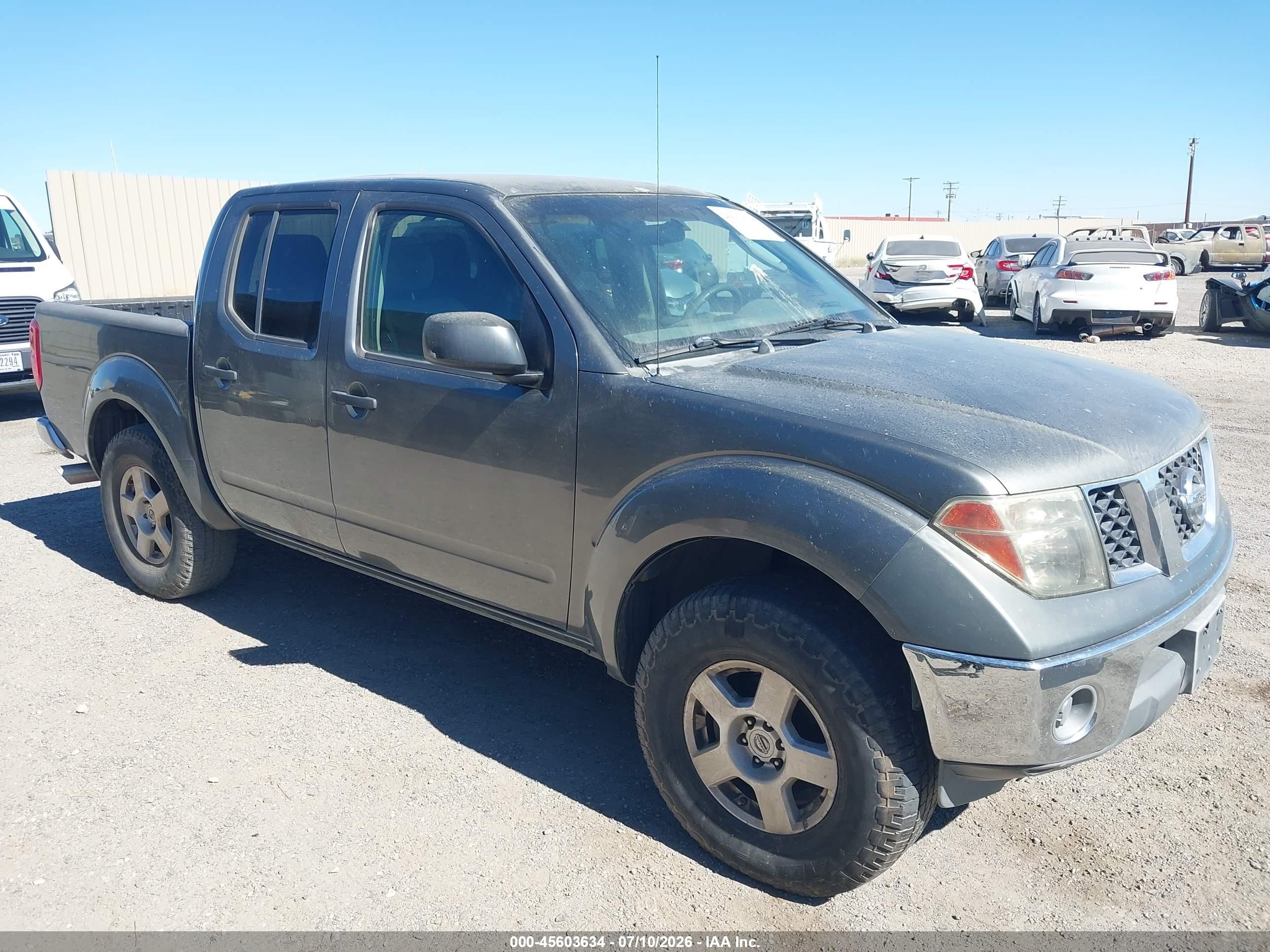 2007 Nissan Frontier SE, VIN 1N6AD07U47C427124 — Rear end