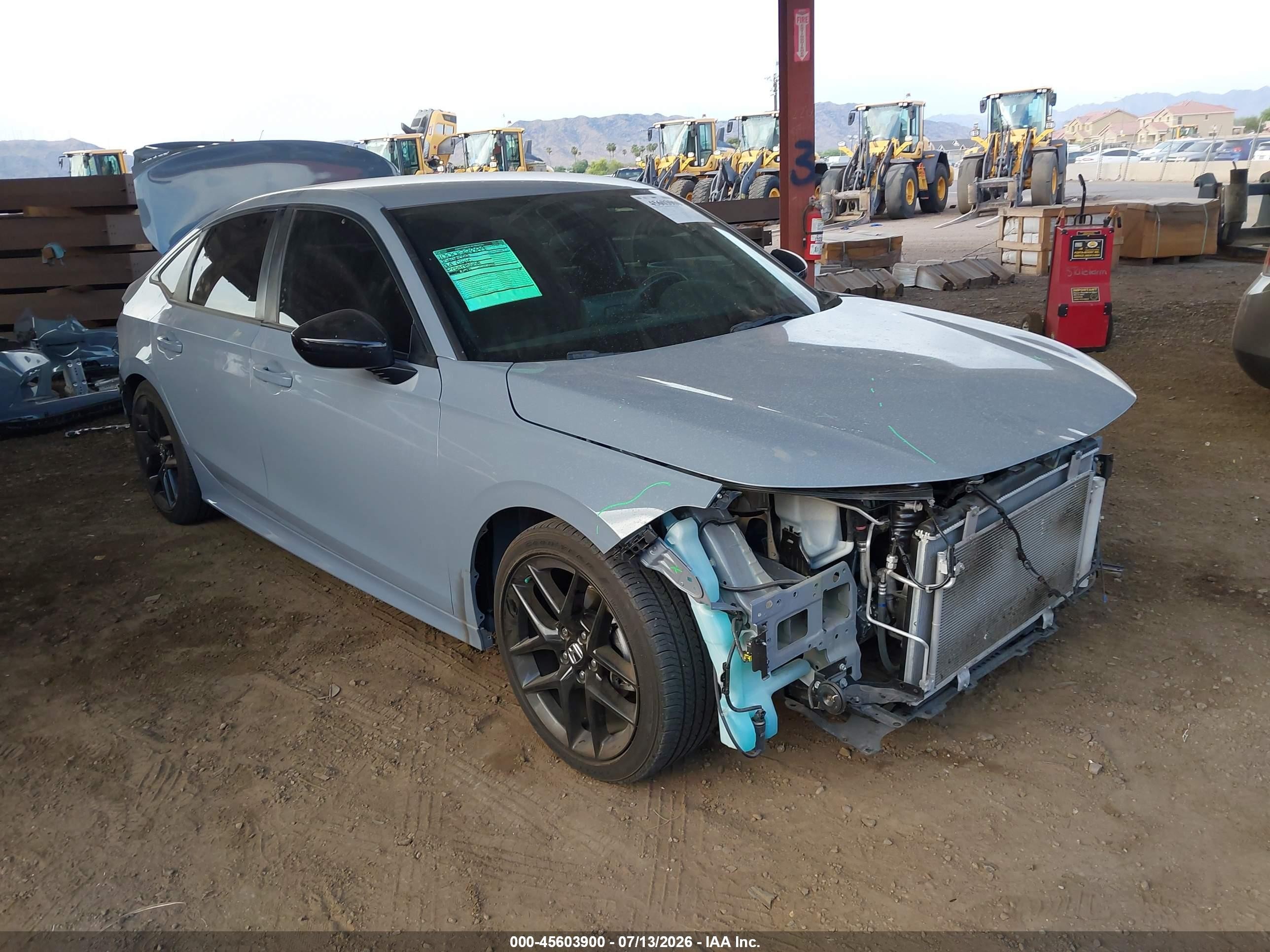 2024 Honda Civic Sport, VIN 2HGFE2F58RH519737 — Rear end