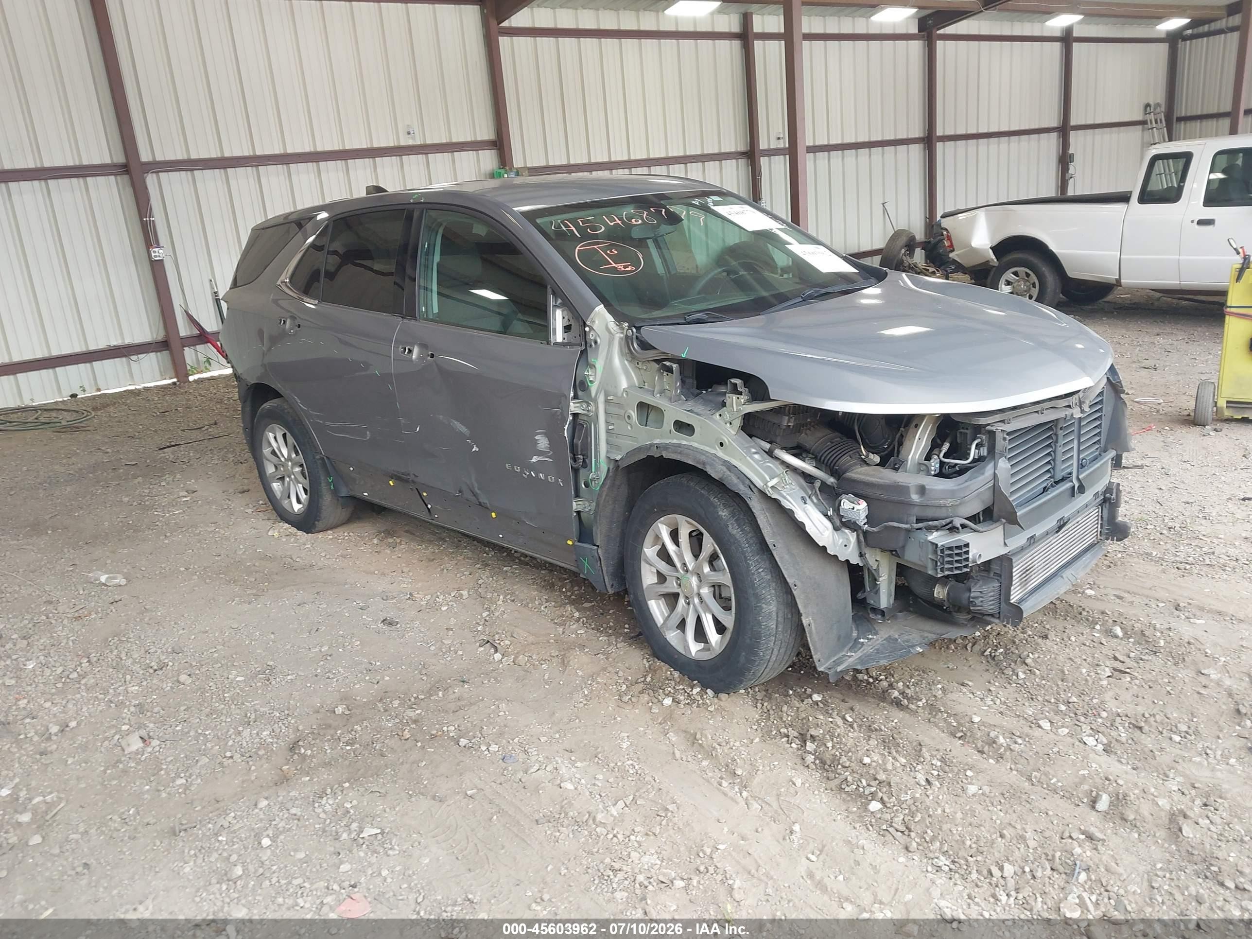 2019 Chevrolet Equinox LT, VIN 3GNAXKEV5KS533982 — Stripped