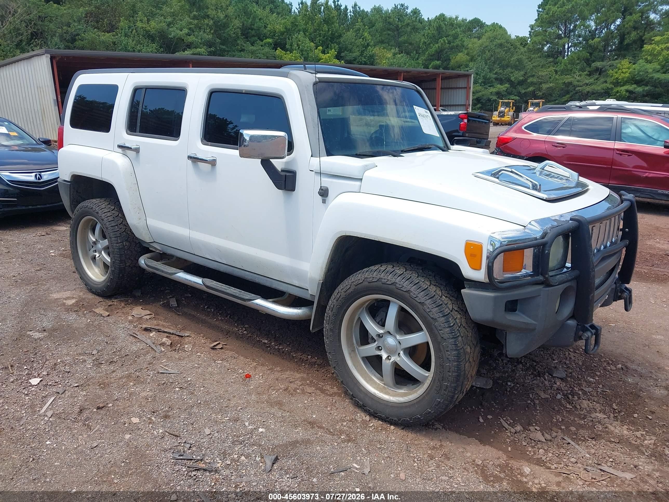 2007 Hummer H3 SUV, VIN 5GTDN13EX78172492 — Не указано