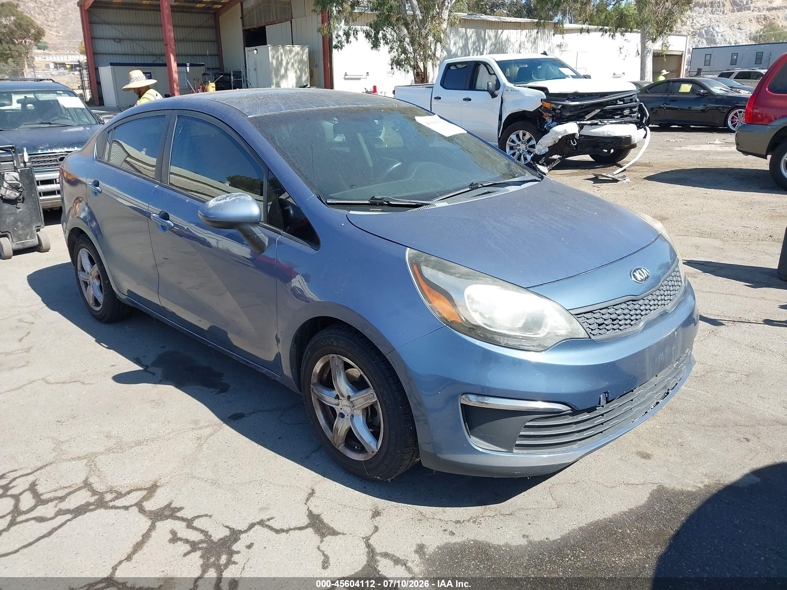 2016 Kia Rio LX, VIN KNADM4A38G6539153 — Normal wear