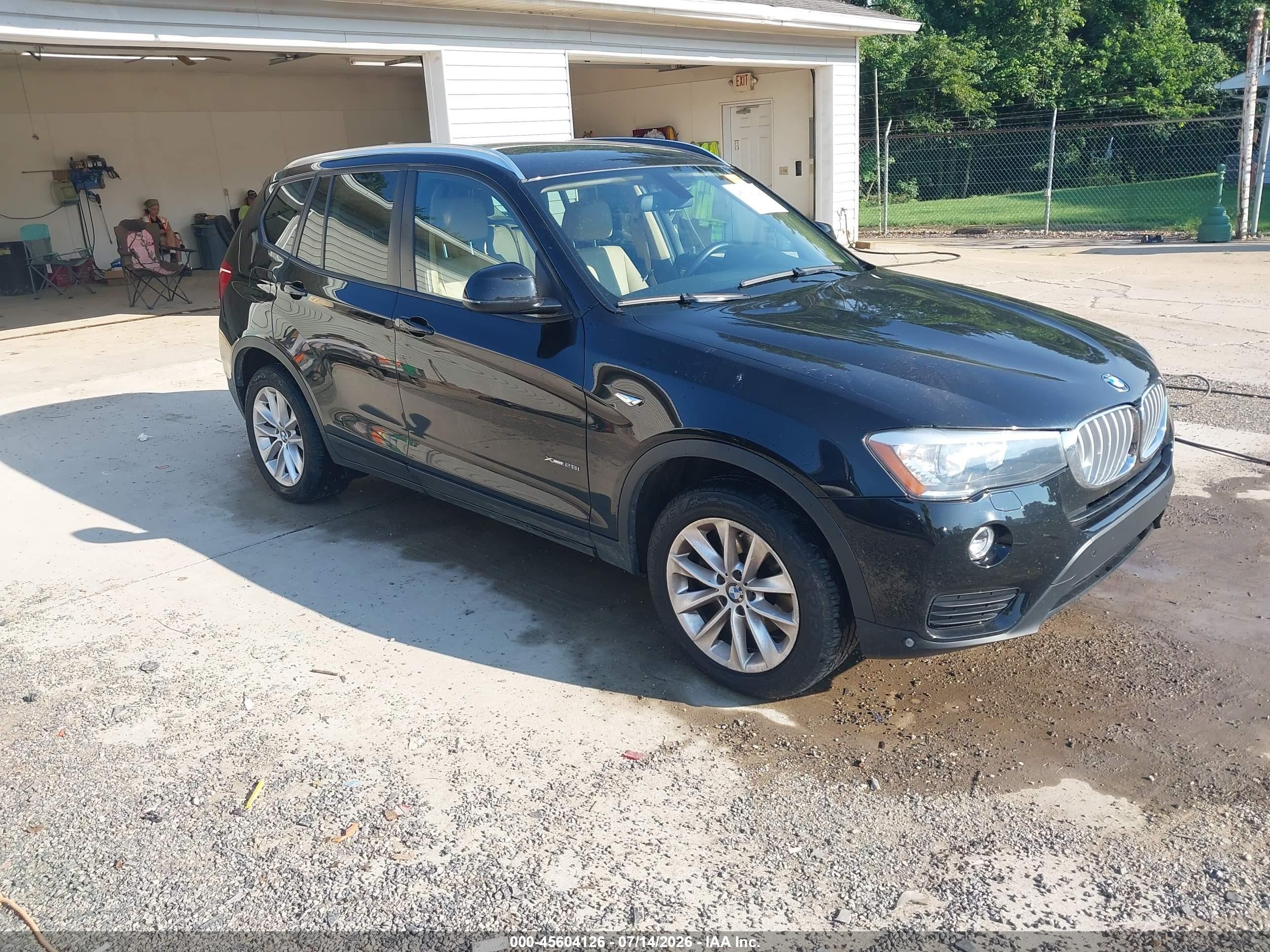 2017 BMW X3 xDrive28i, VIN 5UXWX9C5XH0T04531 — Side