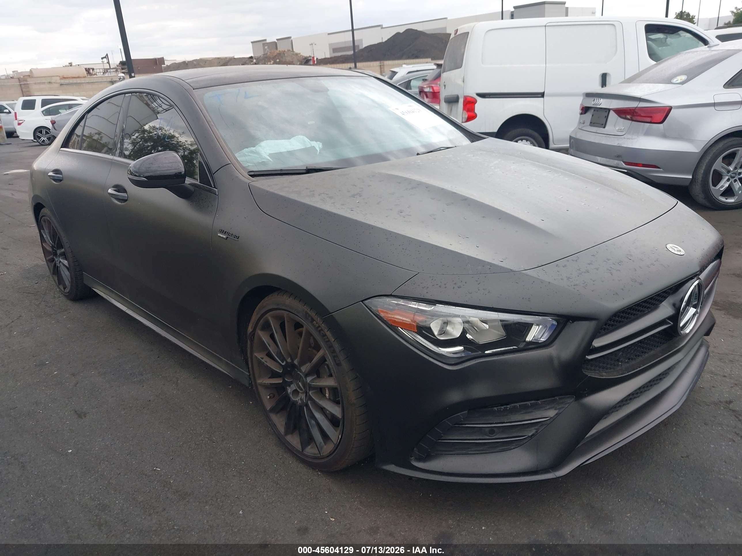 2021 Mercedes-Benz CLA 35 AMG, VIN W1K5J5BB4MN183805 — Front end