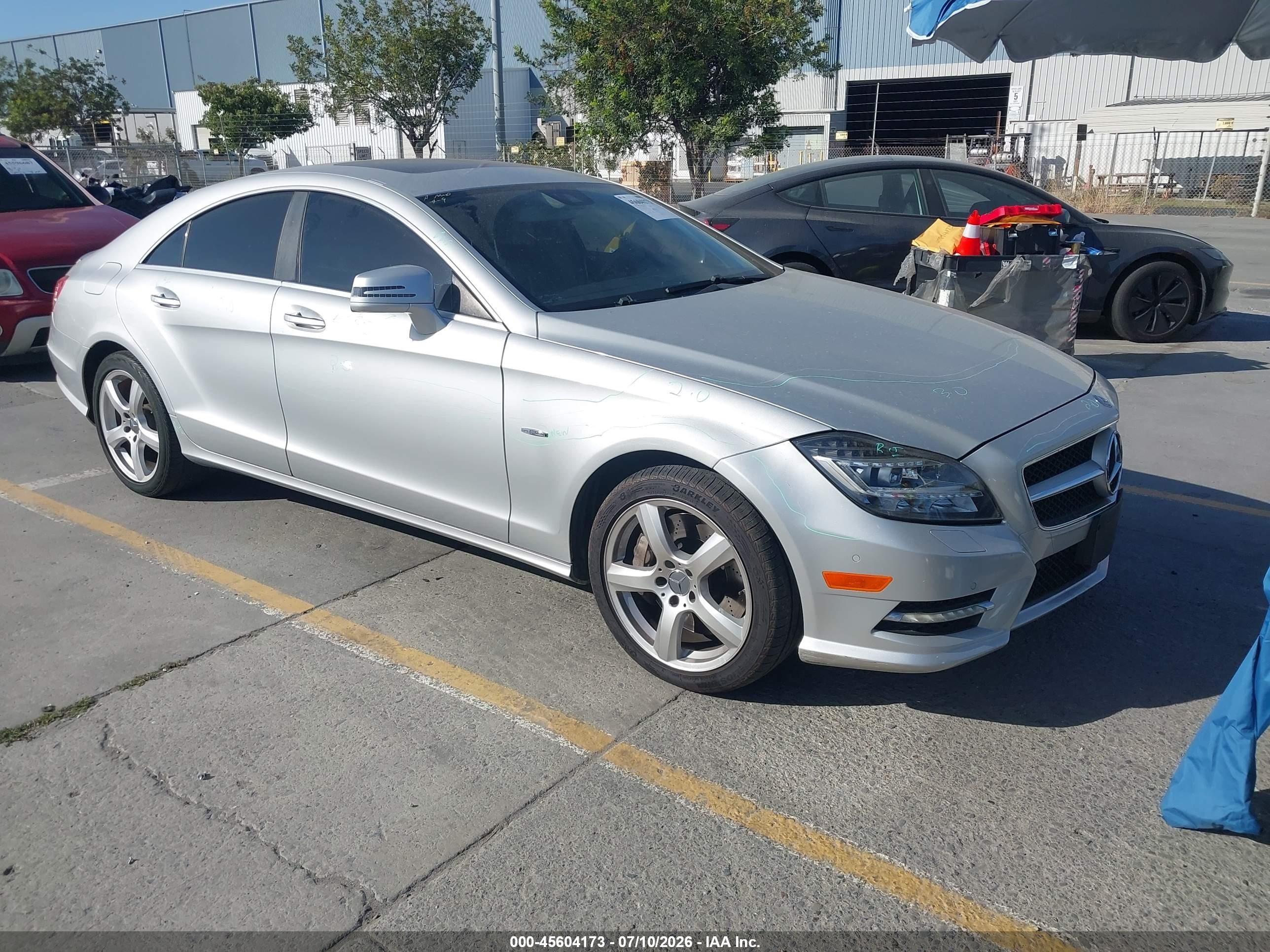 2012 Mercedes-Benz CLS 550, VIN WDDLJ7DB3CA040740 — Vandalism