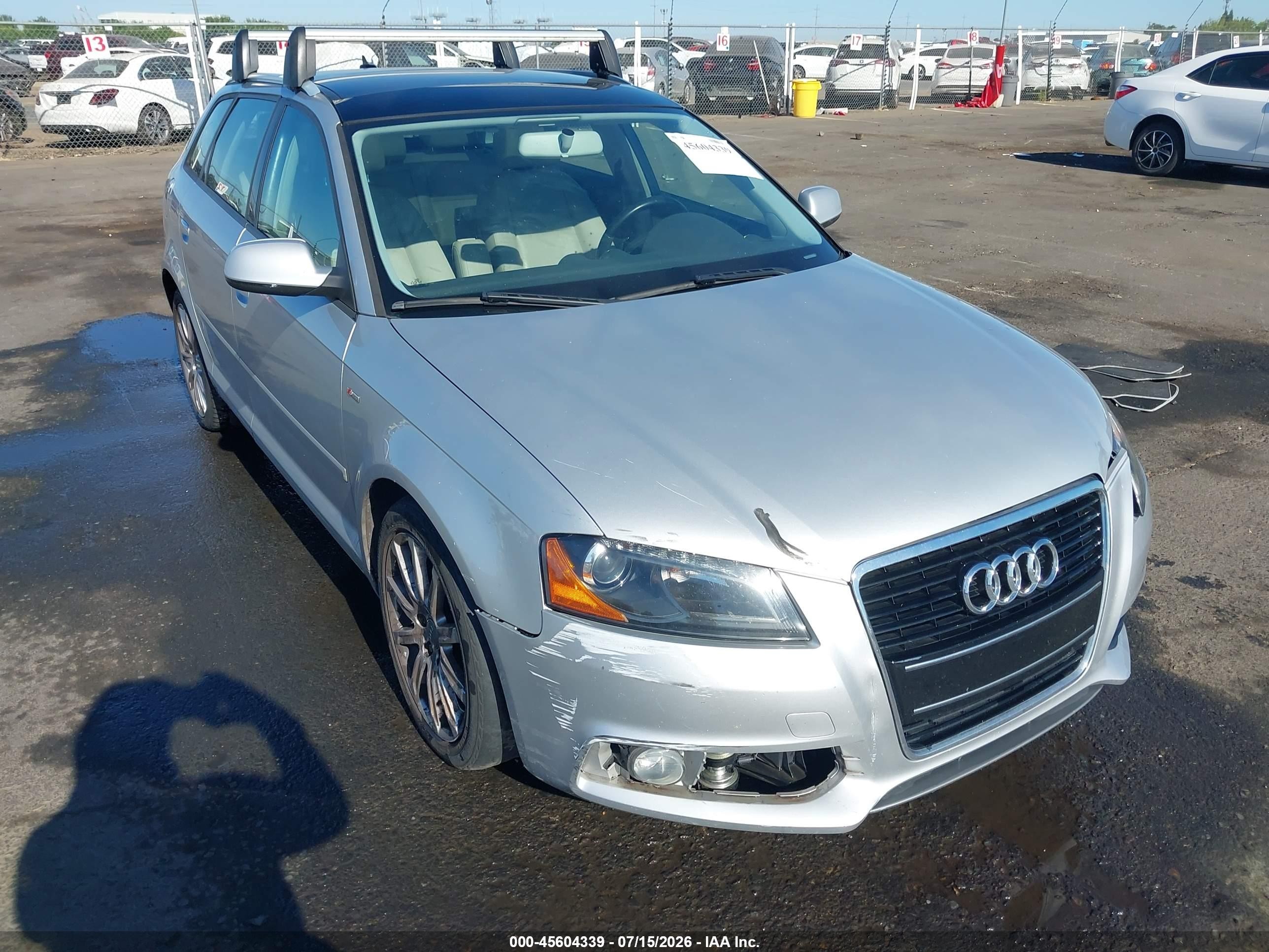 2013 Audi A3 Premium Plus, VIN WAUKJAFM7DA015100 — Front end