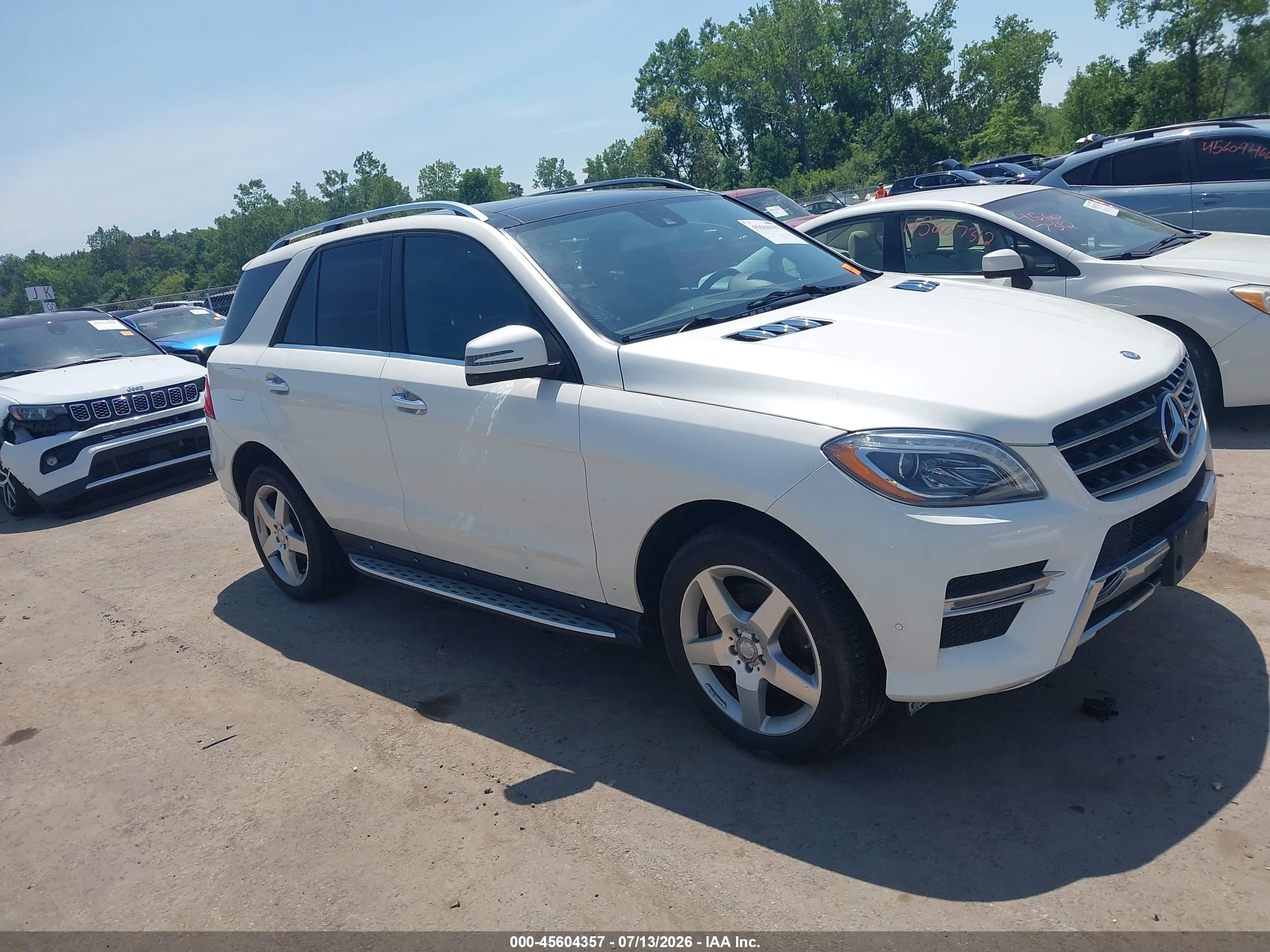 2015 Mercedes-Benz M 350, VIN 4JGDA5HB4FA471200 — Hail
