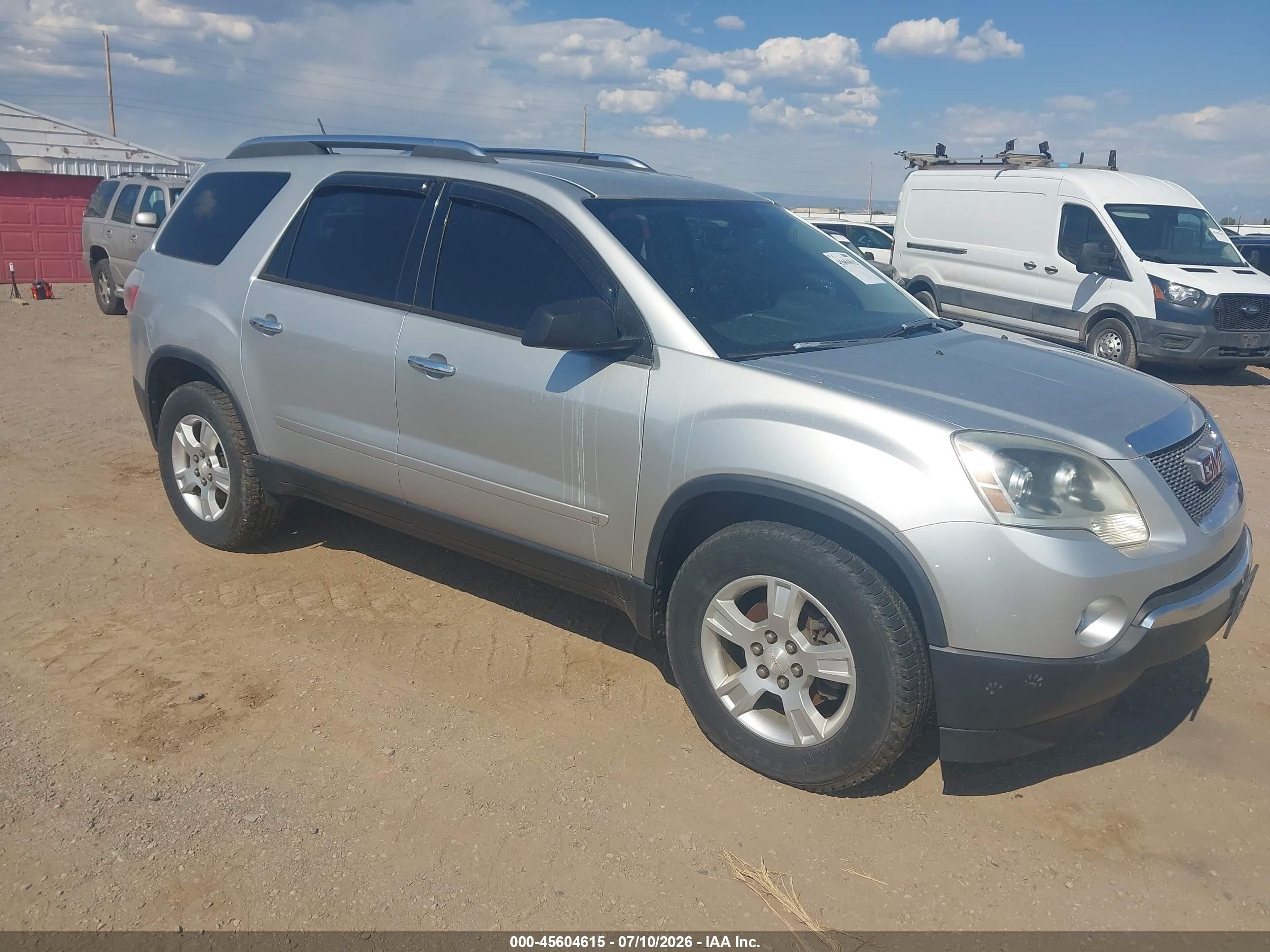 2009 GMC Acadia SLE1, VIN 1GKEV13D29J110300 — Normal wear