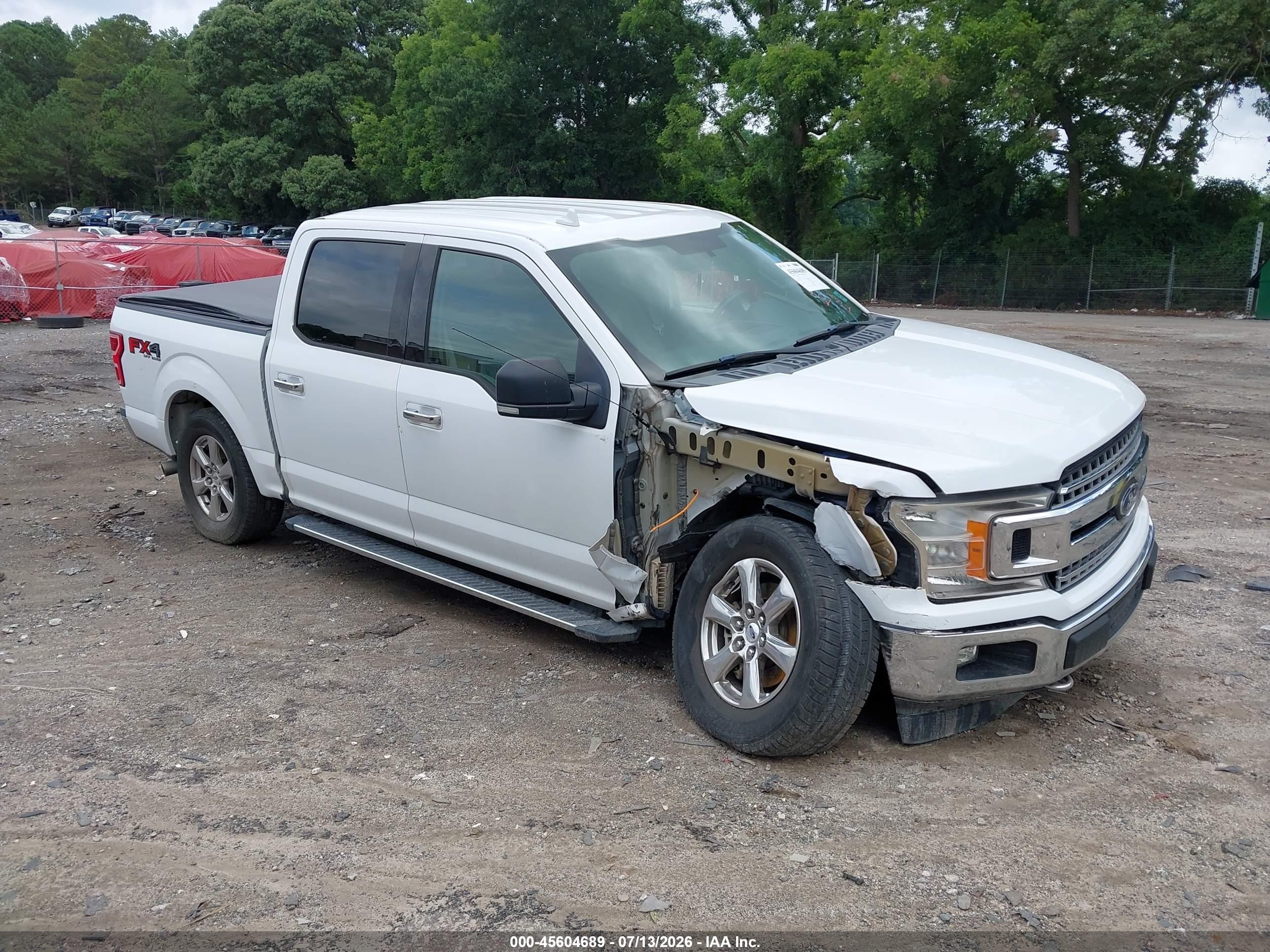 2018 Ford F-150 XL, VIN 1FTEW1E55JKC77196 — Front end