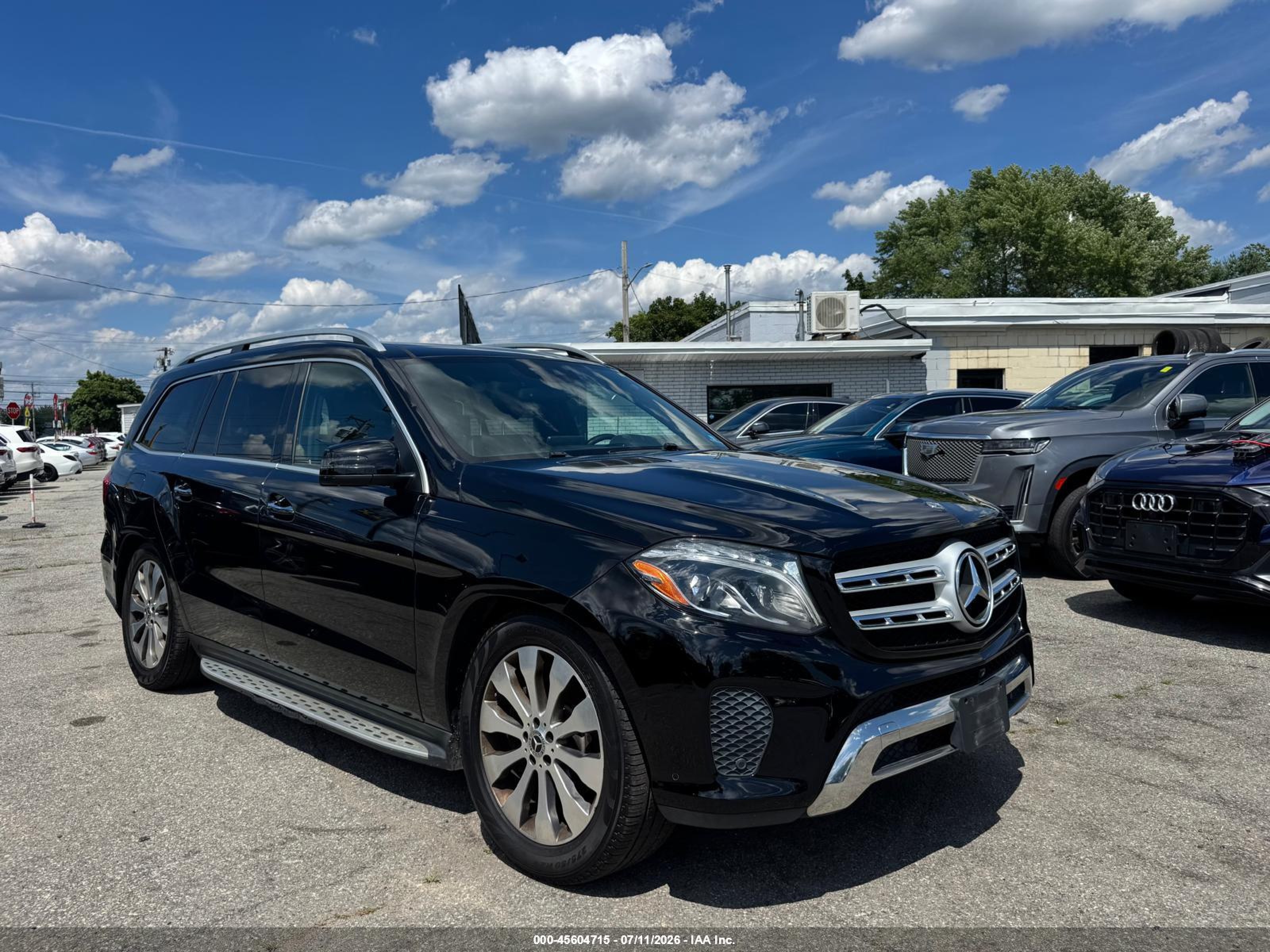 2018 Mercedes-Benz GLS 450, VIN 4JGDF6EE7JB176648 — Not stated
