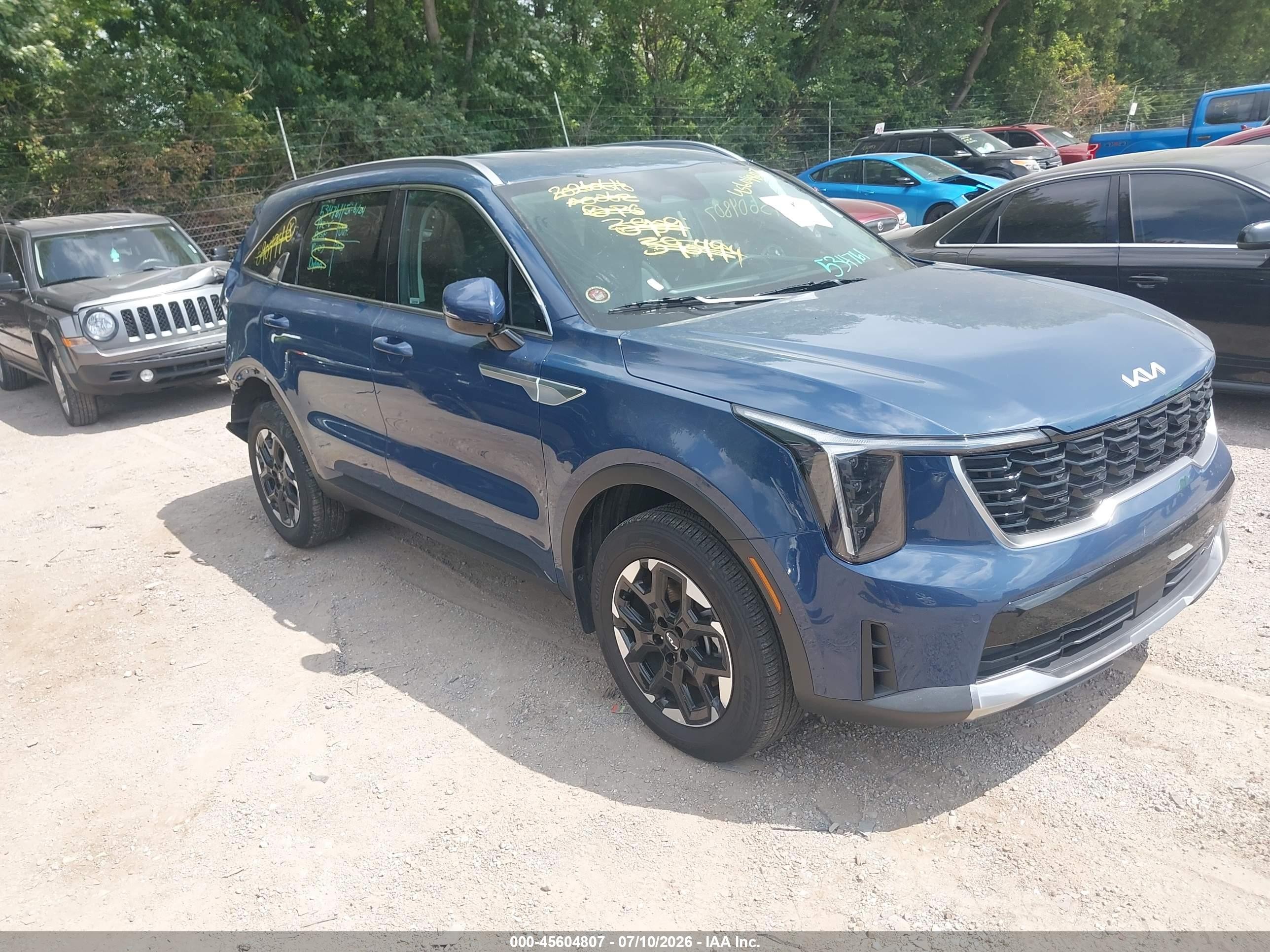 2025 Kia Sorento S, VIN 5XYRLDJC9SG390494 — Rear end